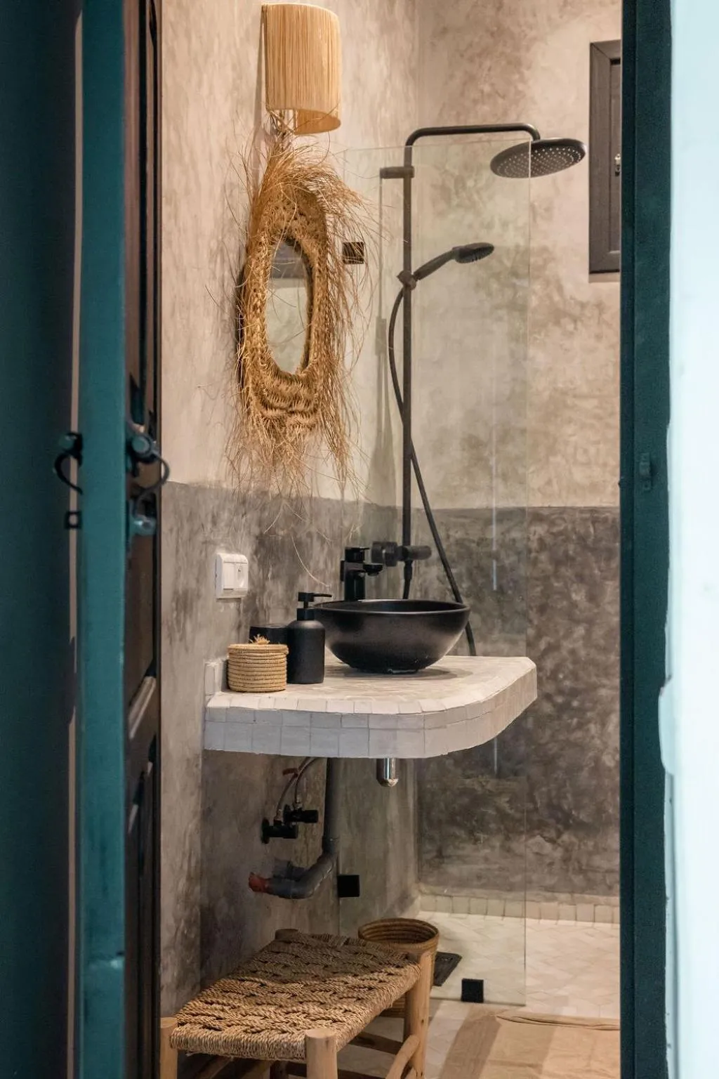 Bathroom in Riad Darsahalia
