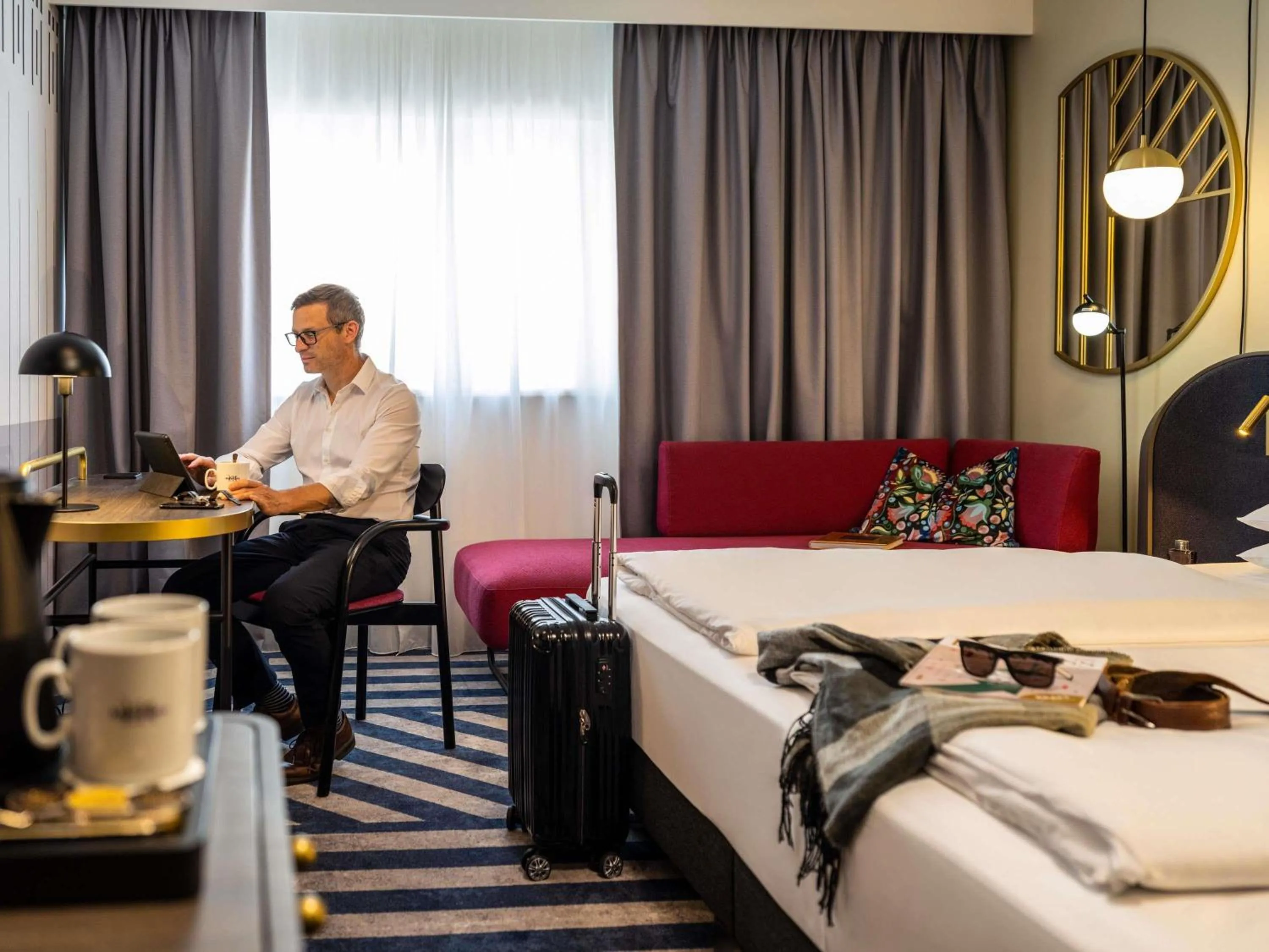 Bedroom in Hotel Mercure Wien City