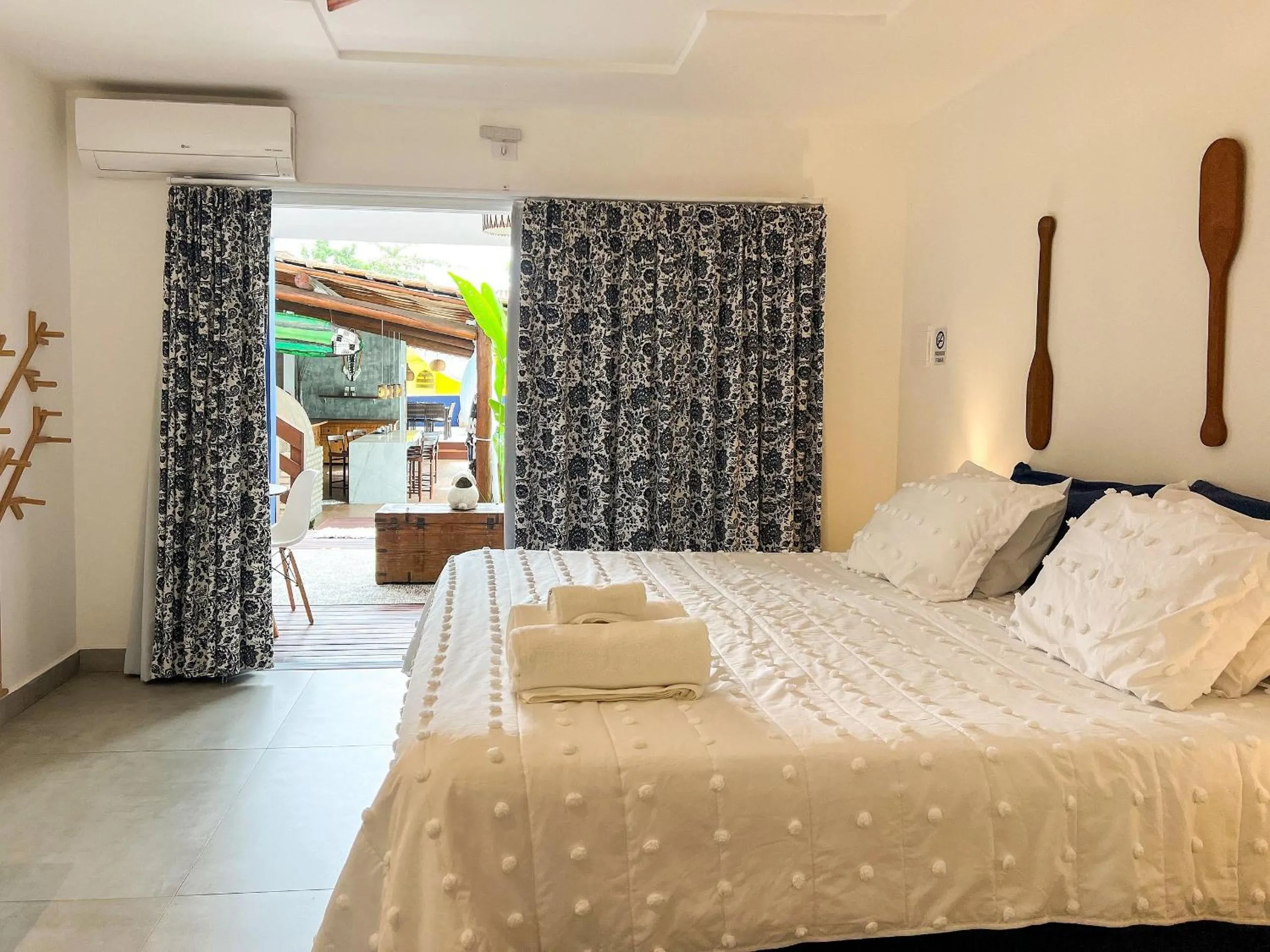 Bed in Pousada Brisa