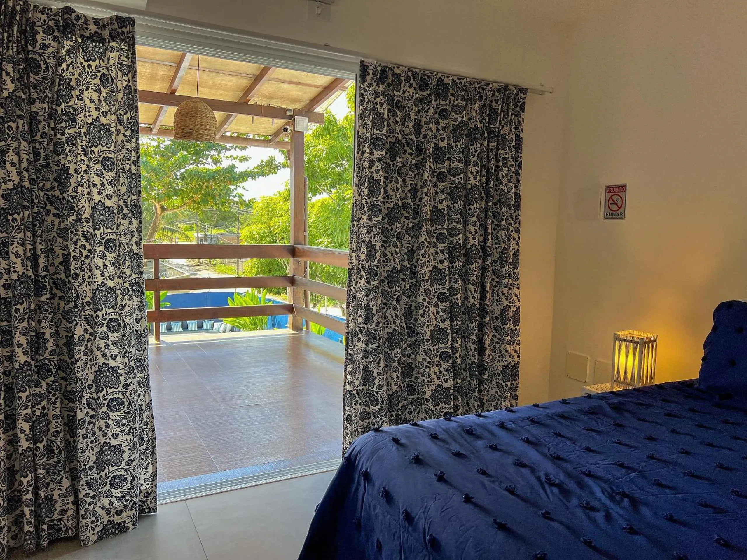 Bird's eye view, Bed in Pousada Brisa