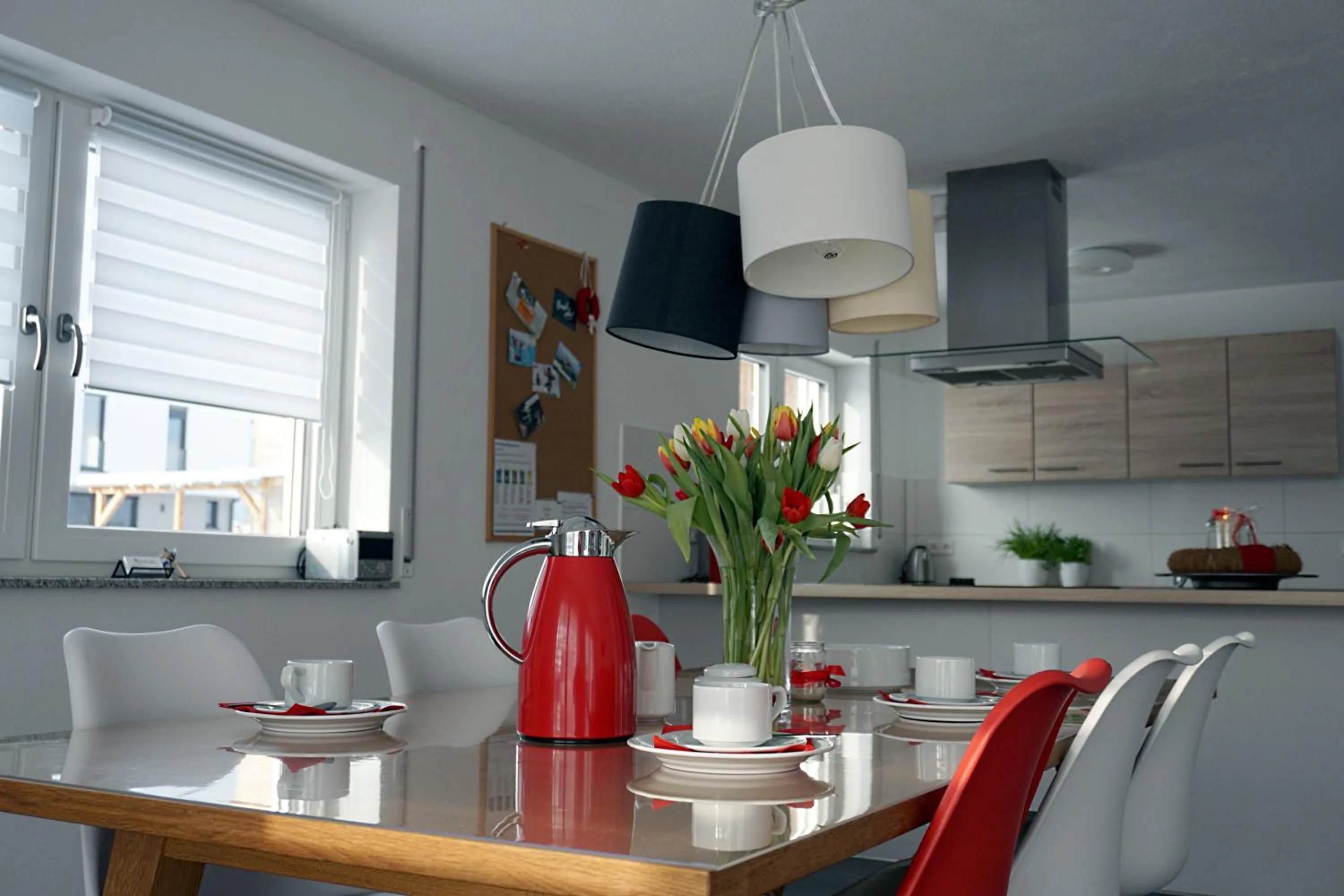 Dining area in Ferienwohnung Reimann mit kostenloser AlbCard