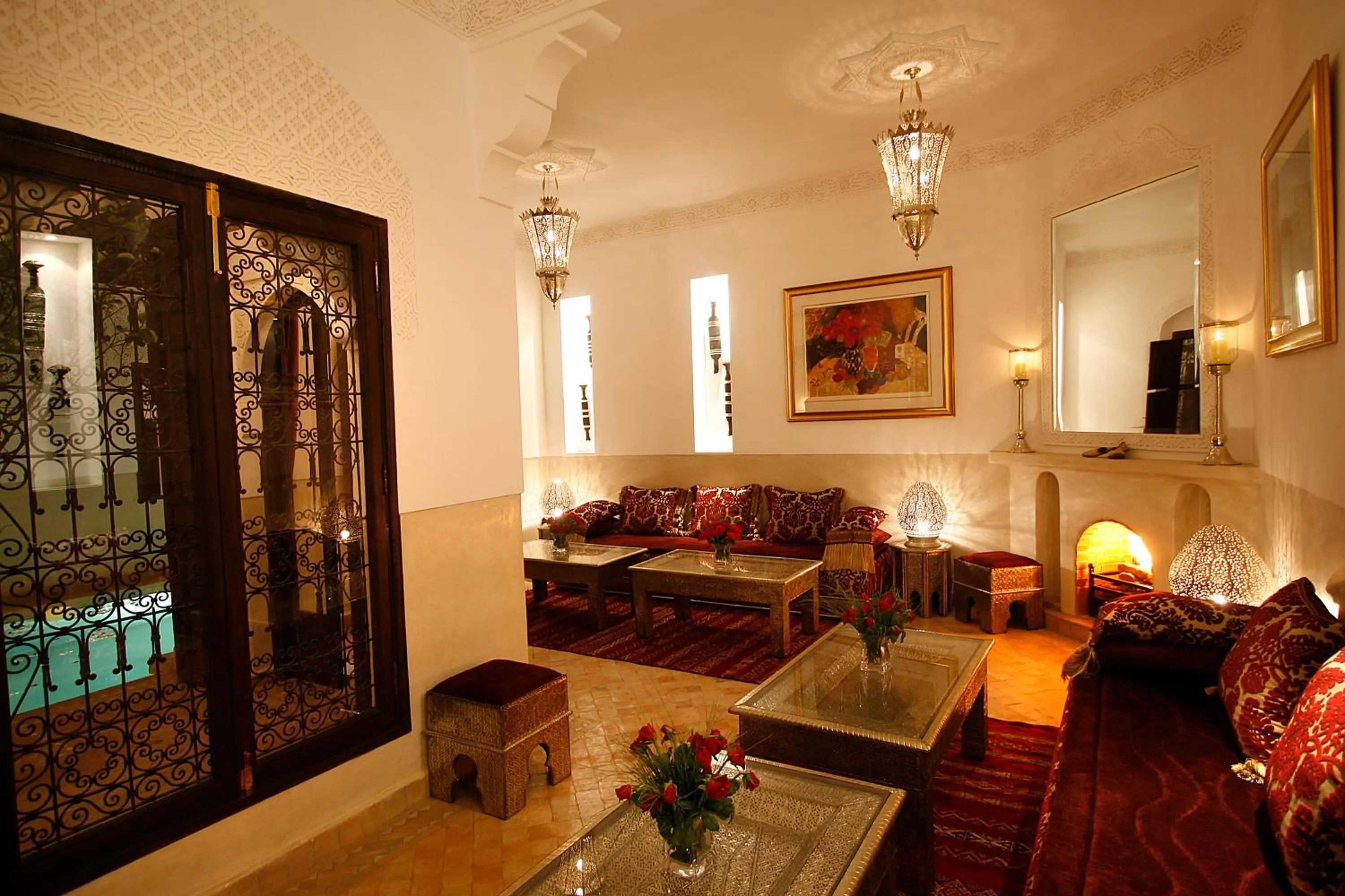Living room in Riad Assakina