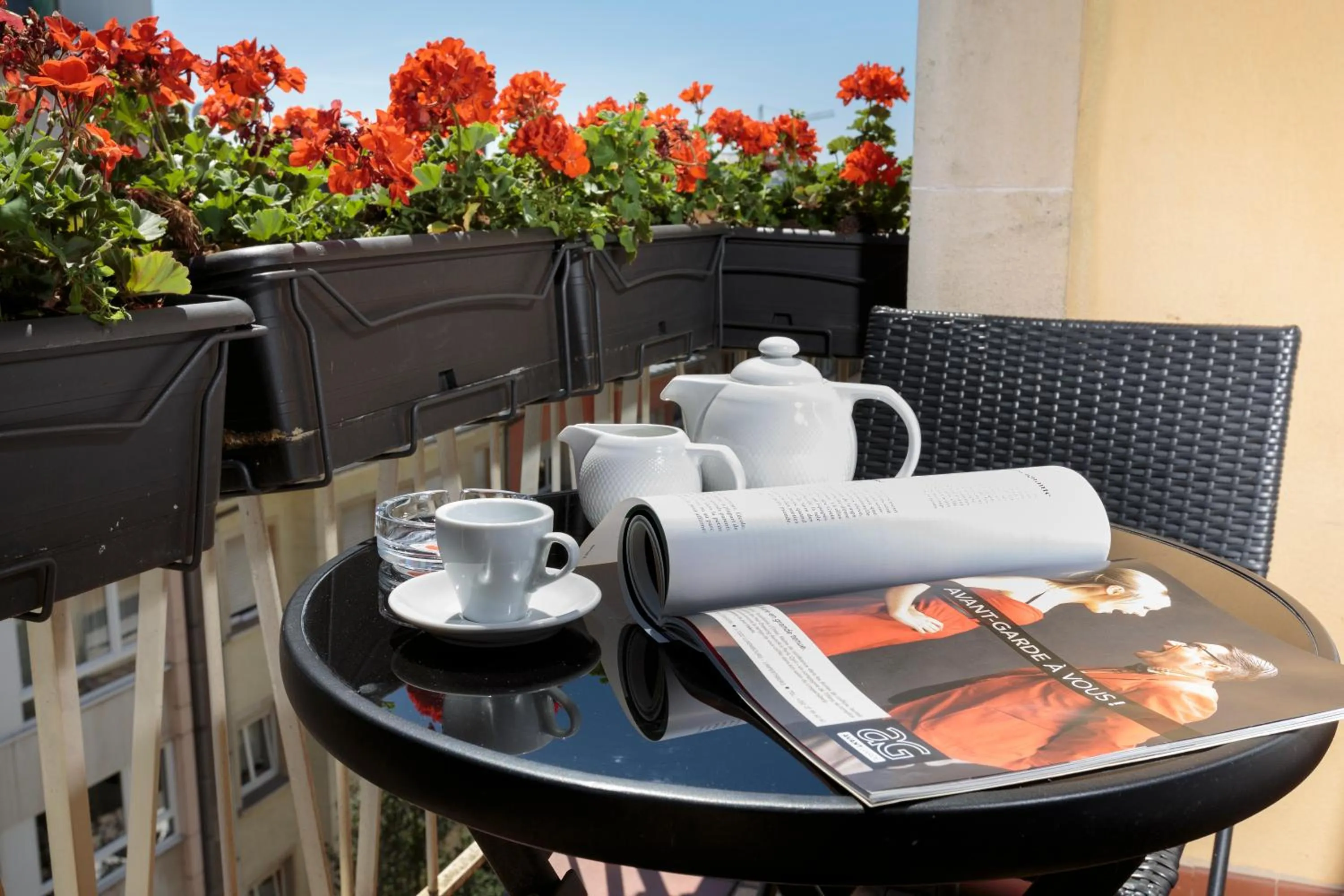 Balcony/Terrace in The Queen Luxury Apartments - Villa Carlotta