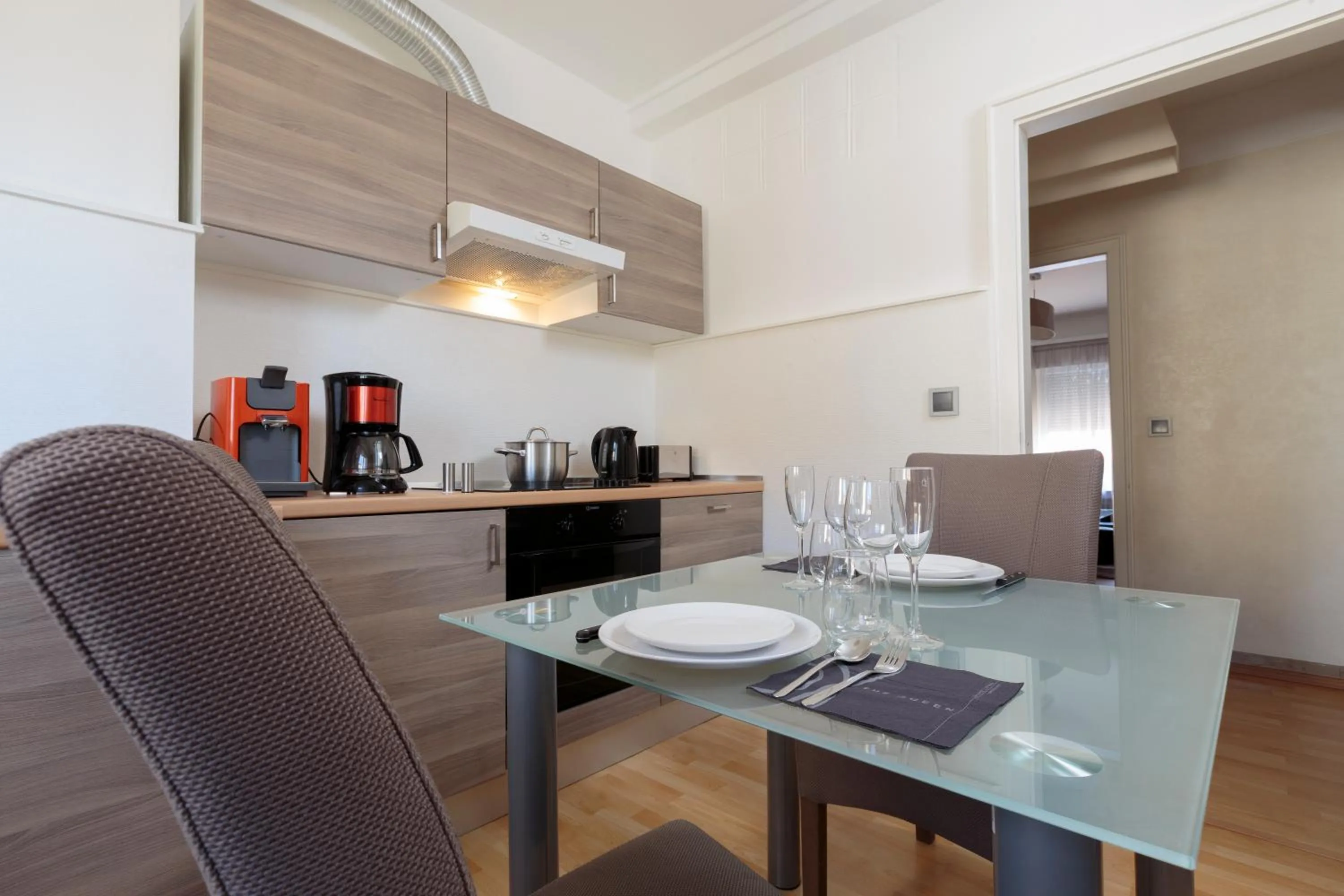 Kitchen or kitchenette in The Queen Luxury Apartments - Villa Carlotta