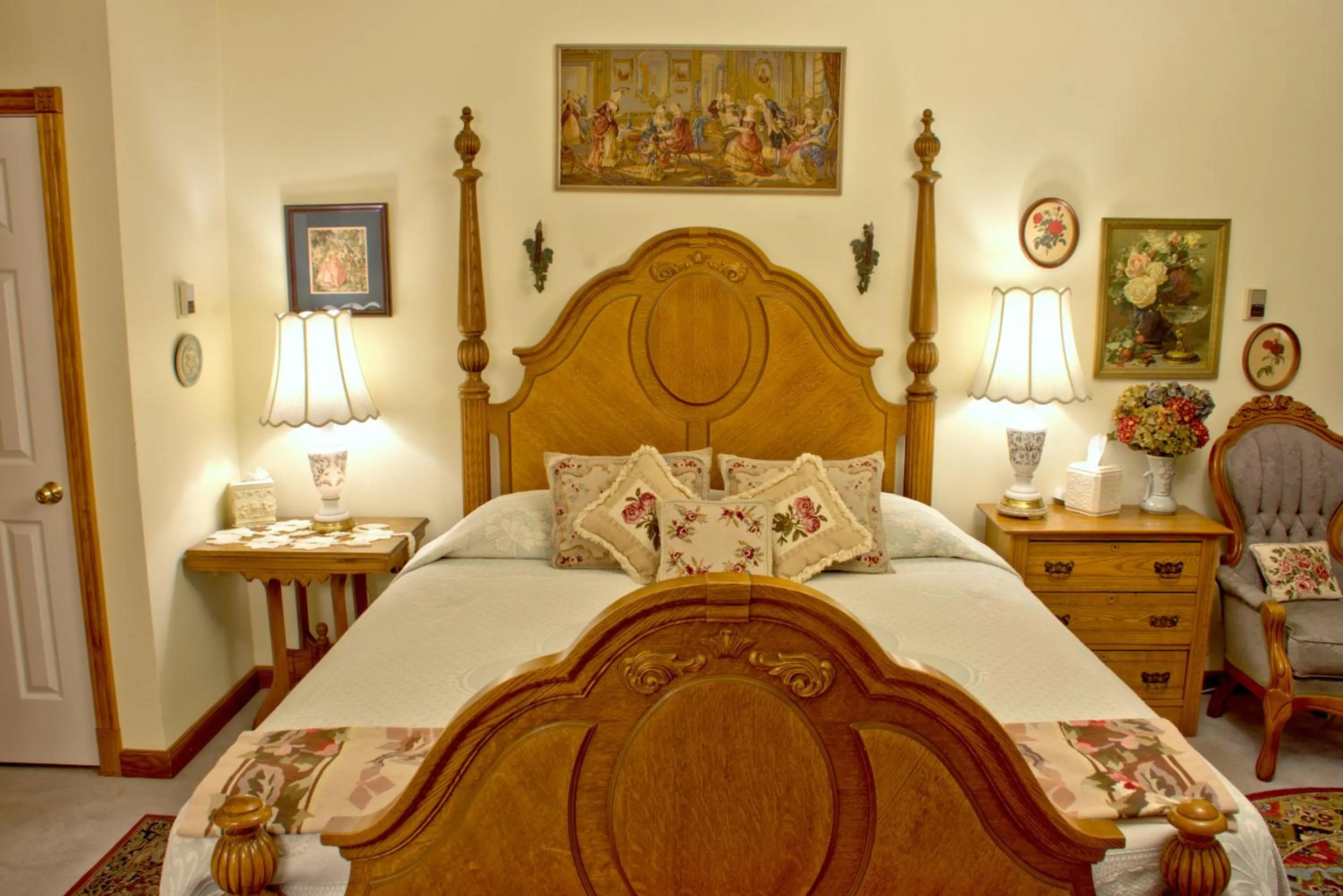 Bed in Big Yellow Inn