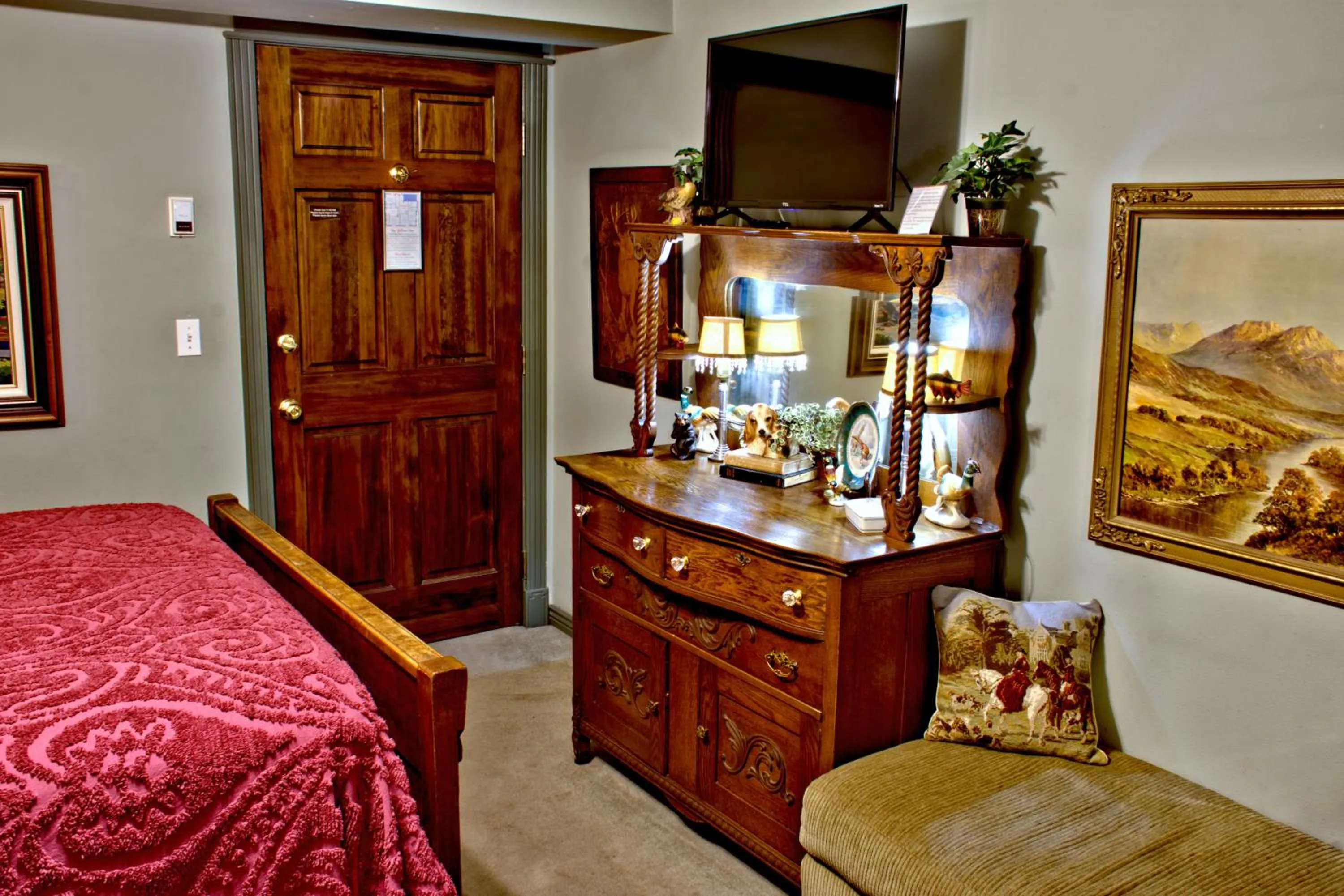 Bed in Big Yellow Inn