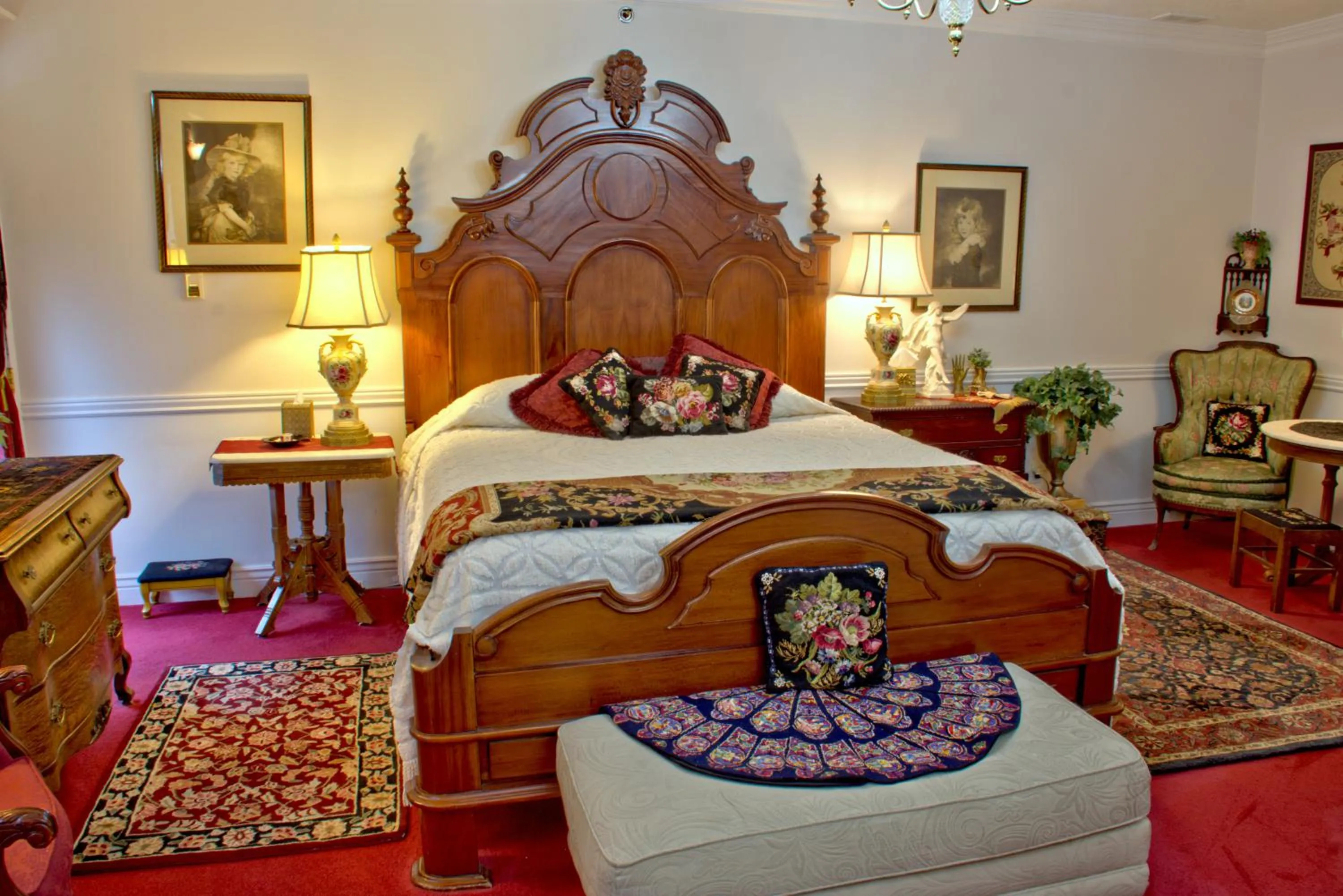 Bed in Big Yellow Inn