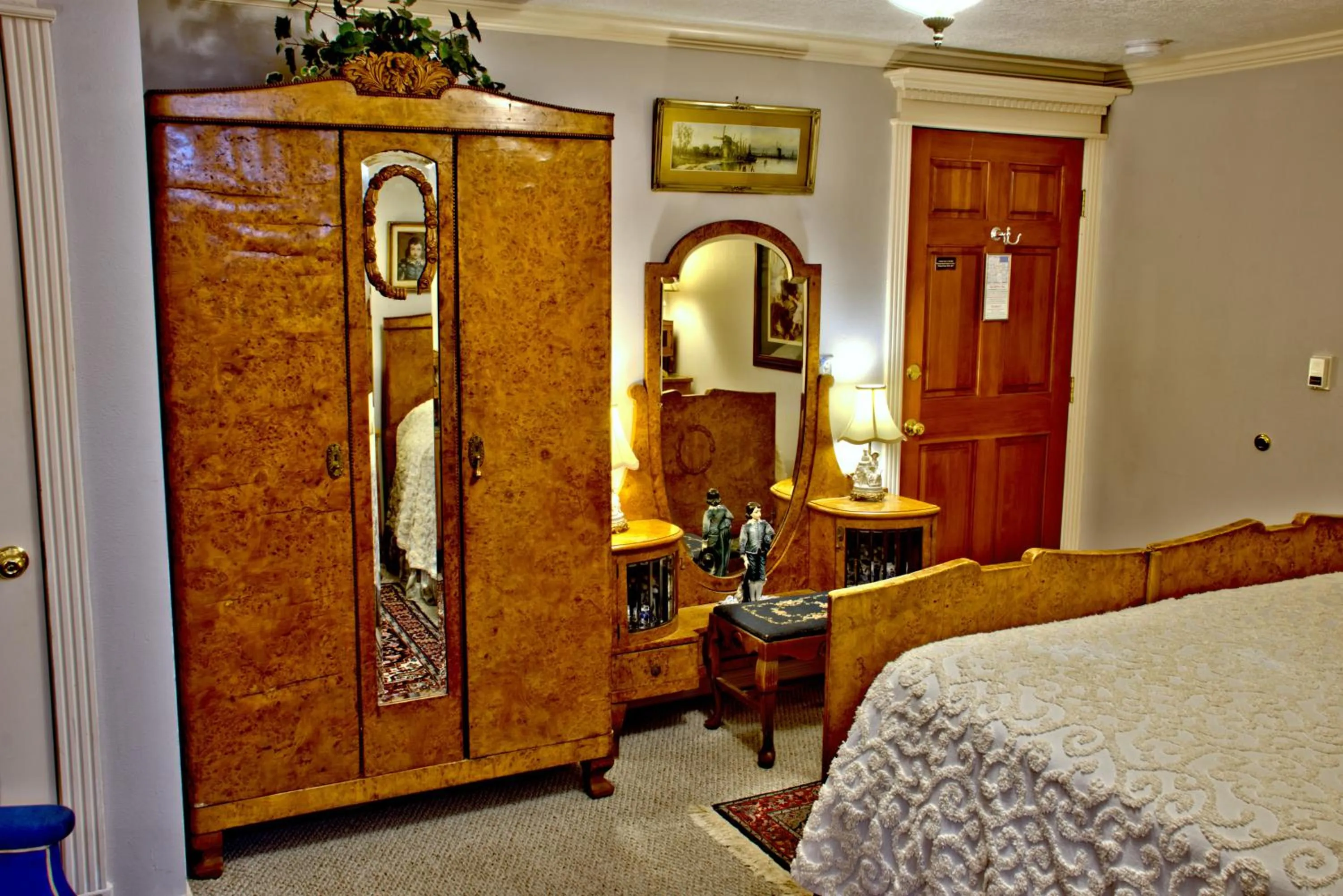 Bed in Big Yellow Inn