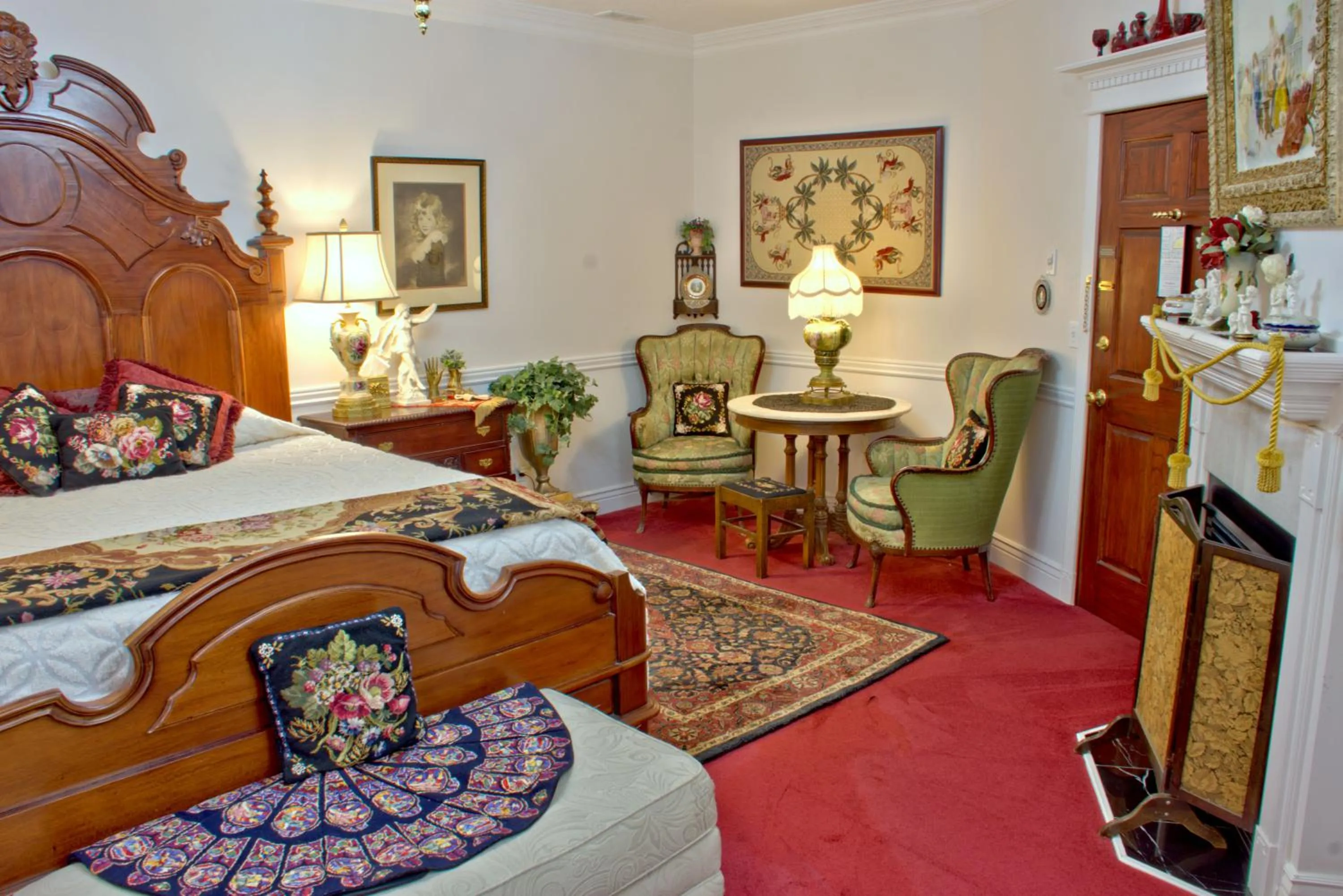 Bed in Big Yellow Inn