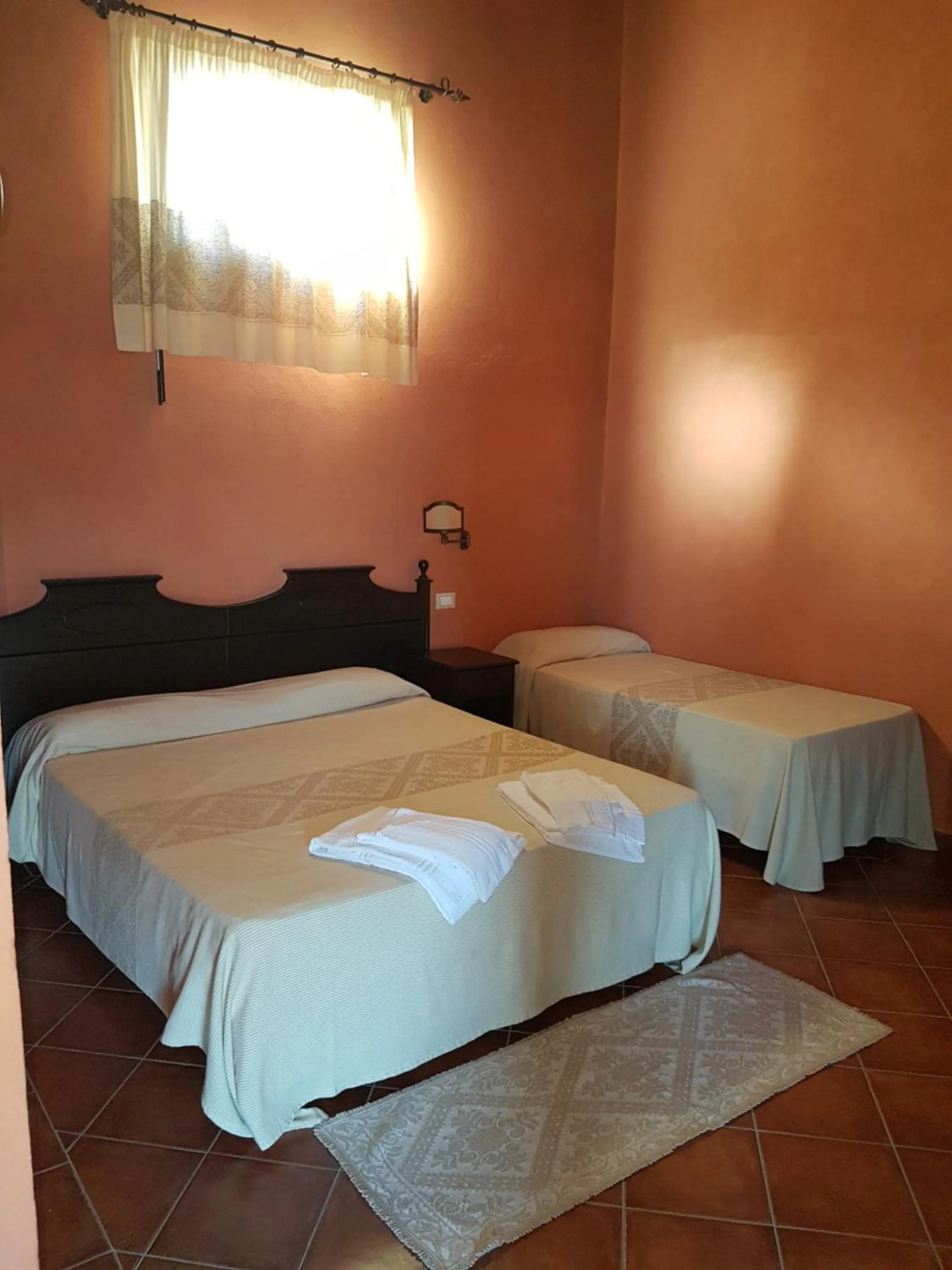 Bed in Hotel Sardus Pater