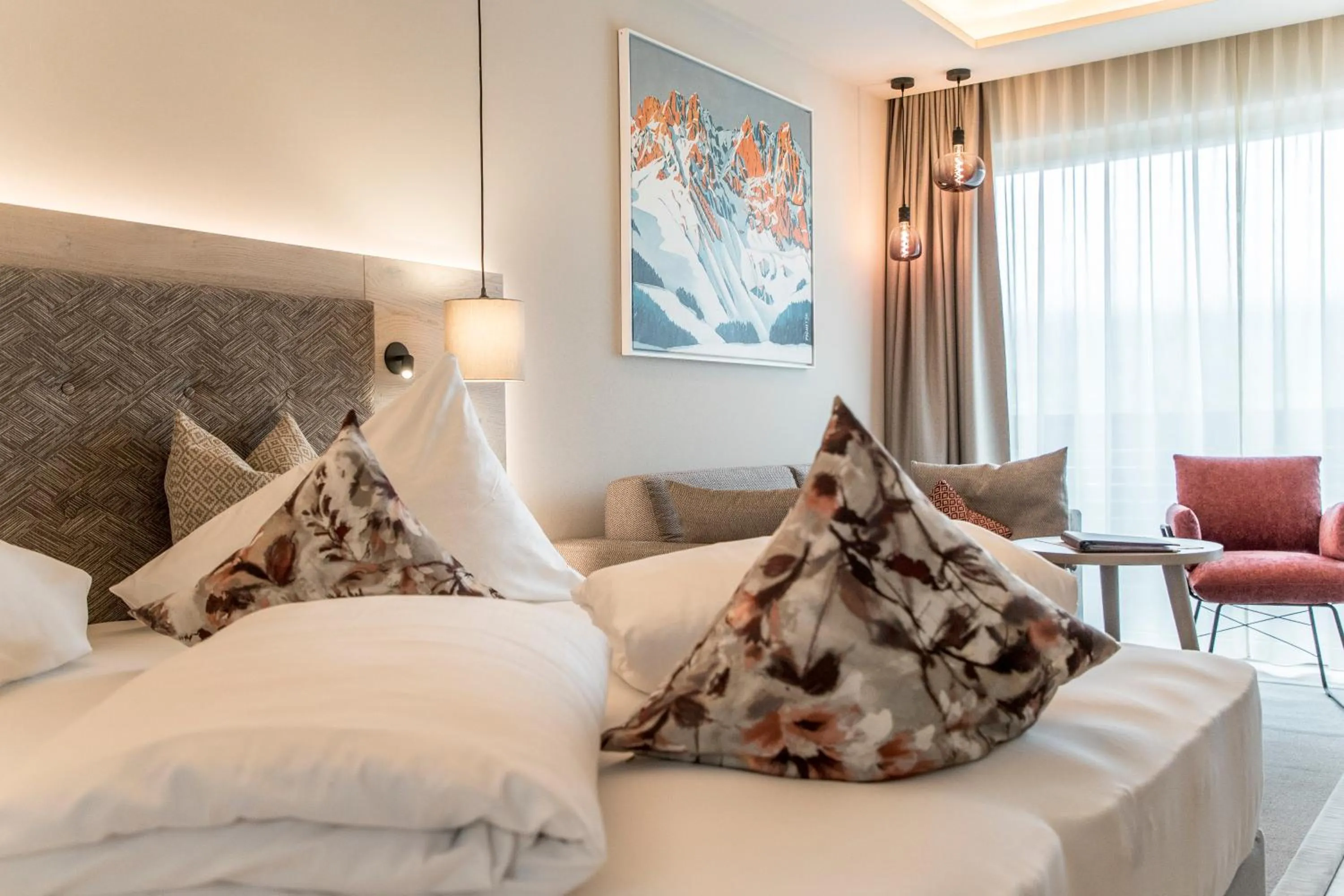 Decorative detail, Bed in Aktivhotel Schweizerhof Kitzbühel