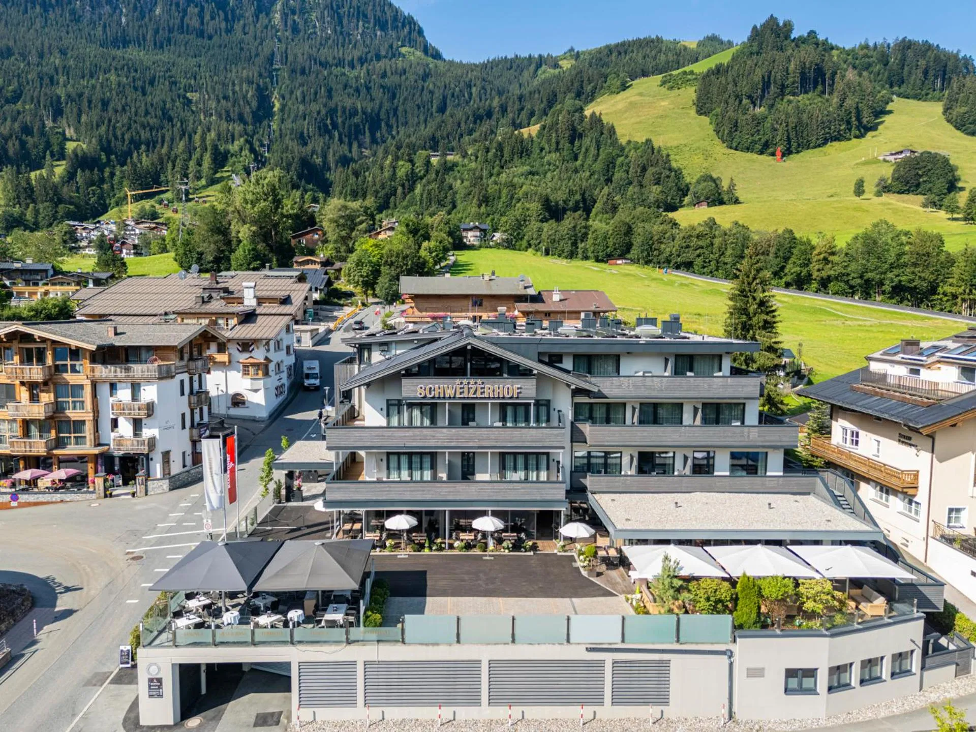 Property building in Aktivhotel Schweizerhof Kitzbühel
