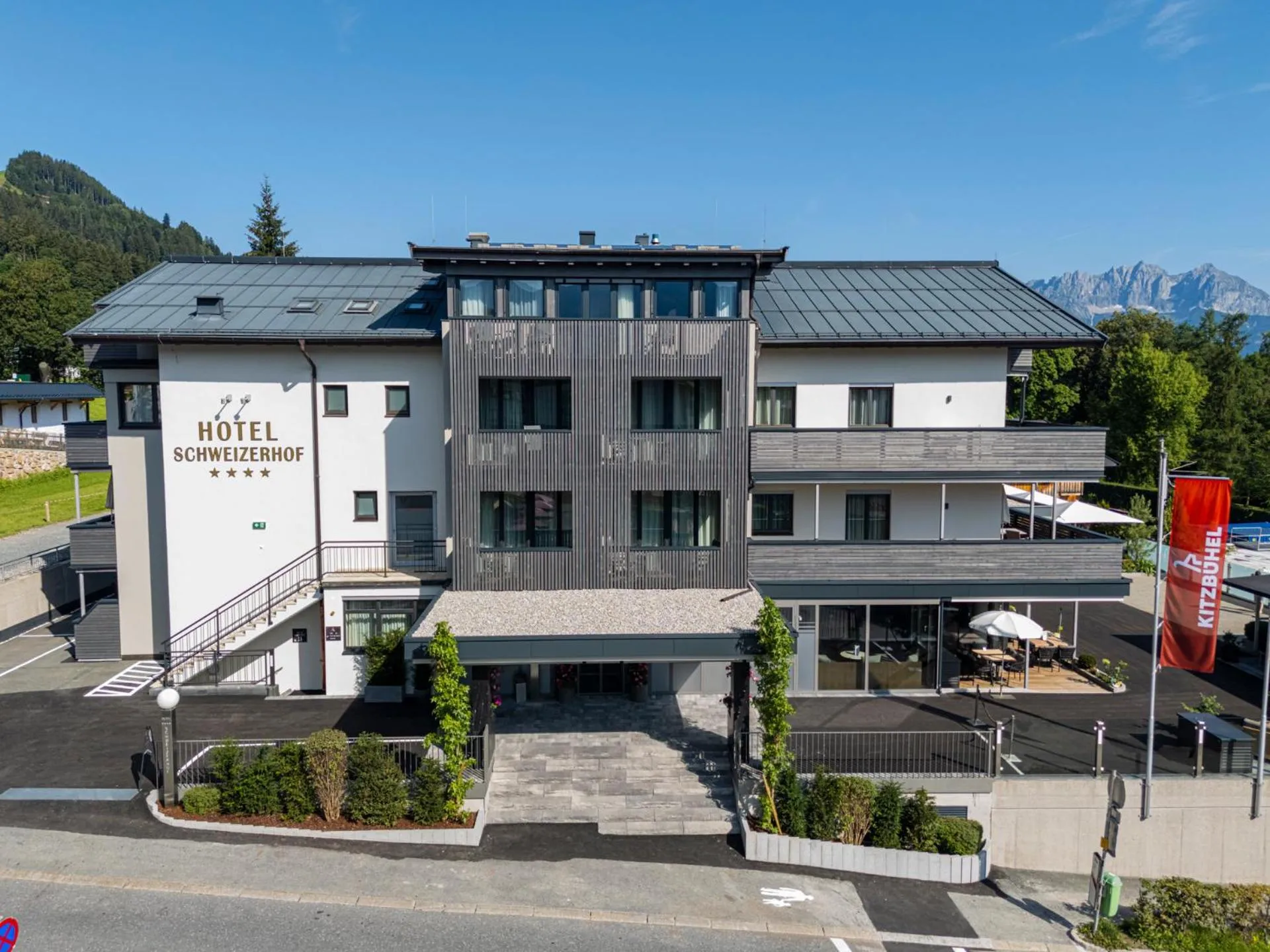 Property building in Aktivhotel Schweizerhof Kitzbühel