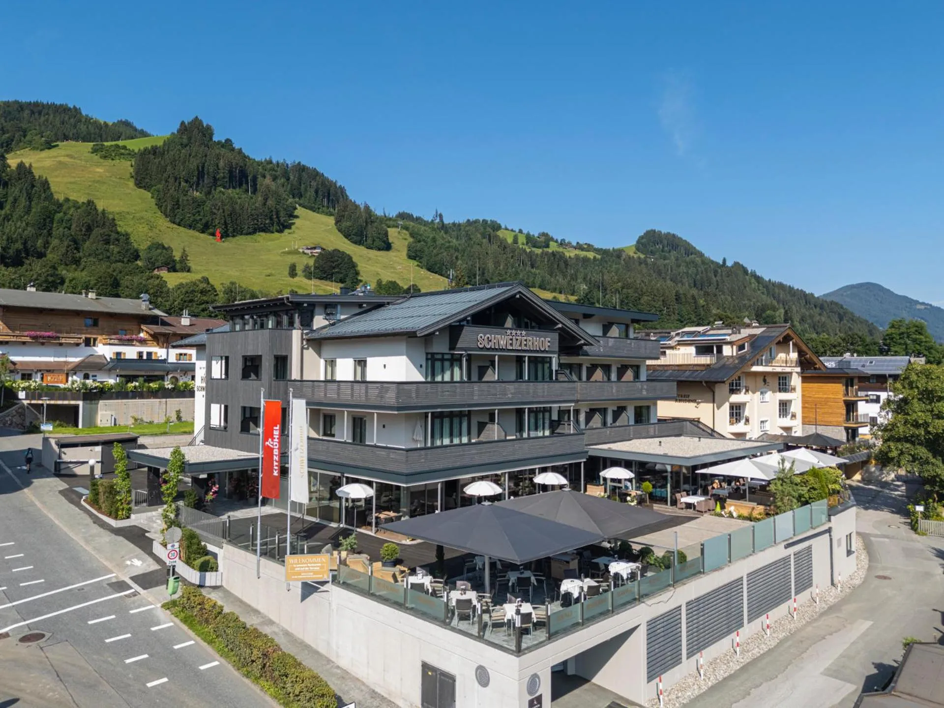 Property building in Aktivhotel Schweizerhof Kitzbühel
