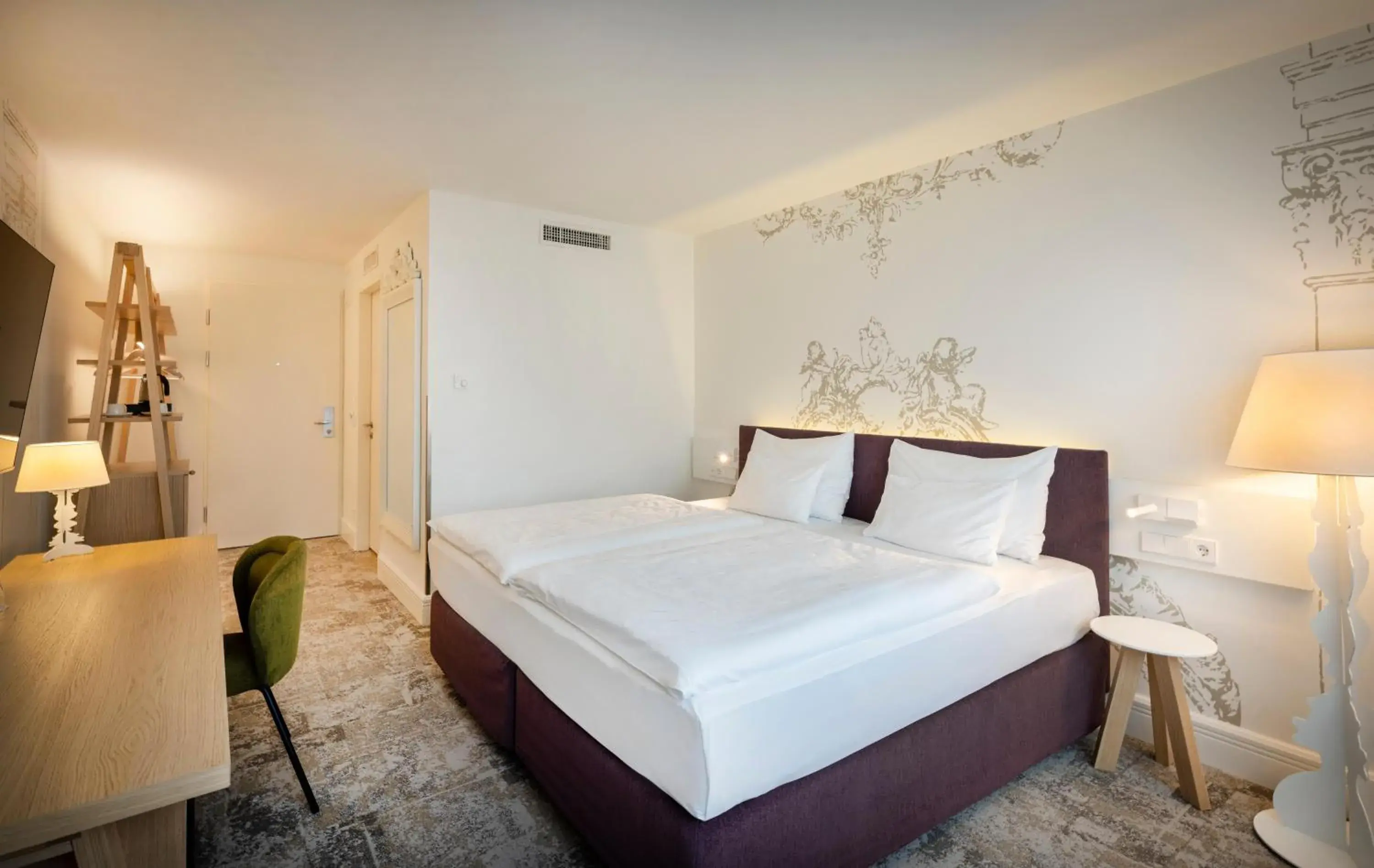 TV and multimedia, Bed in ARCOTEL Kaiserwasser Wien TV and multimedia, Bed in ARCOTEL Kaiserwasser Wien