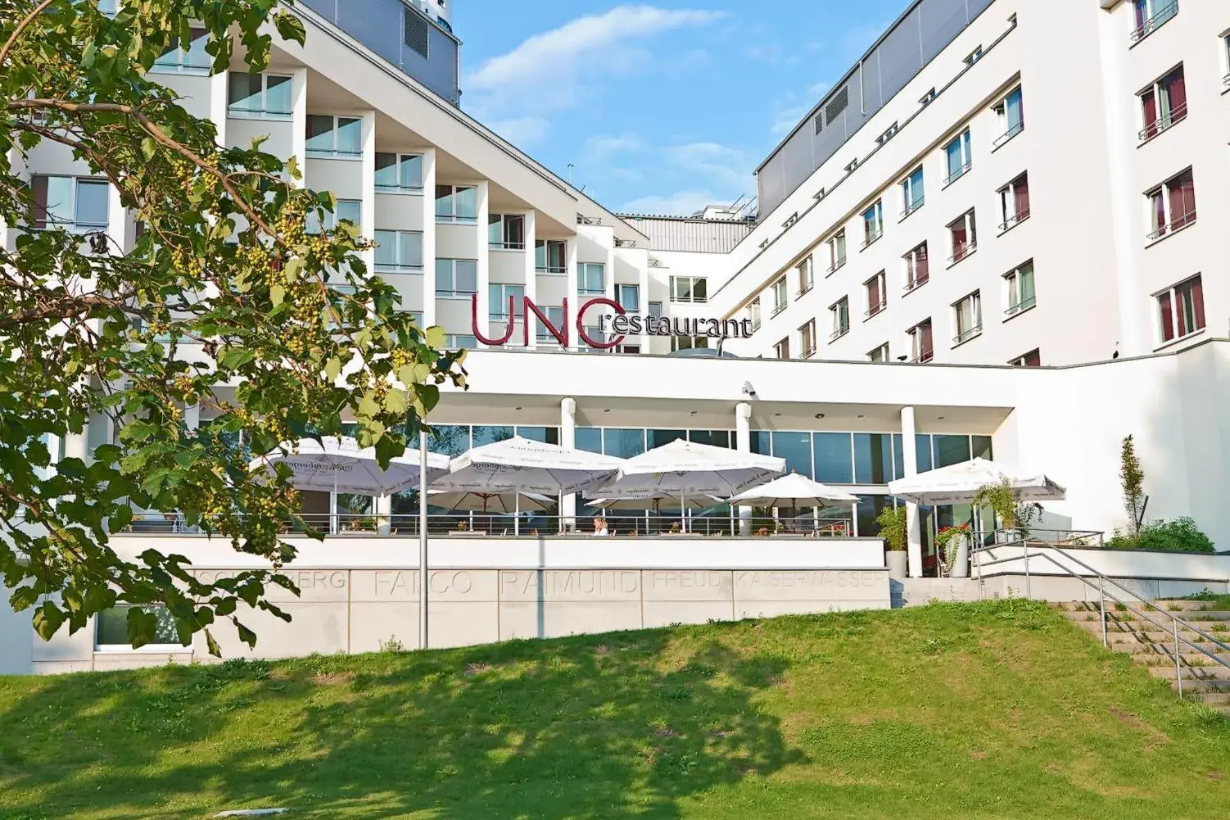 Property building in ARCOTEL Kaiserwasser Wien Property building in ARCOTEL Kaiserwasser Wien