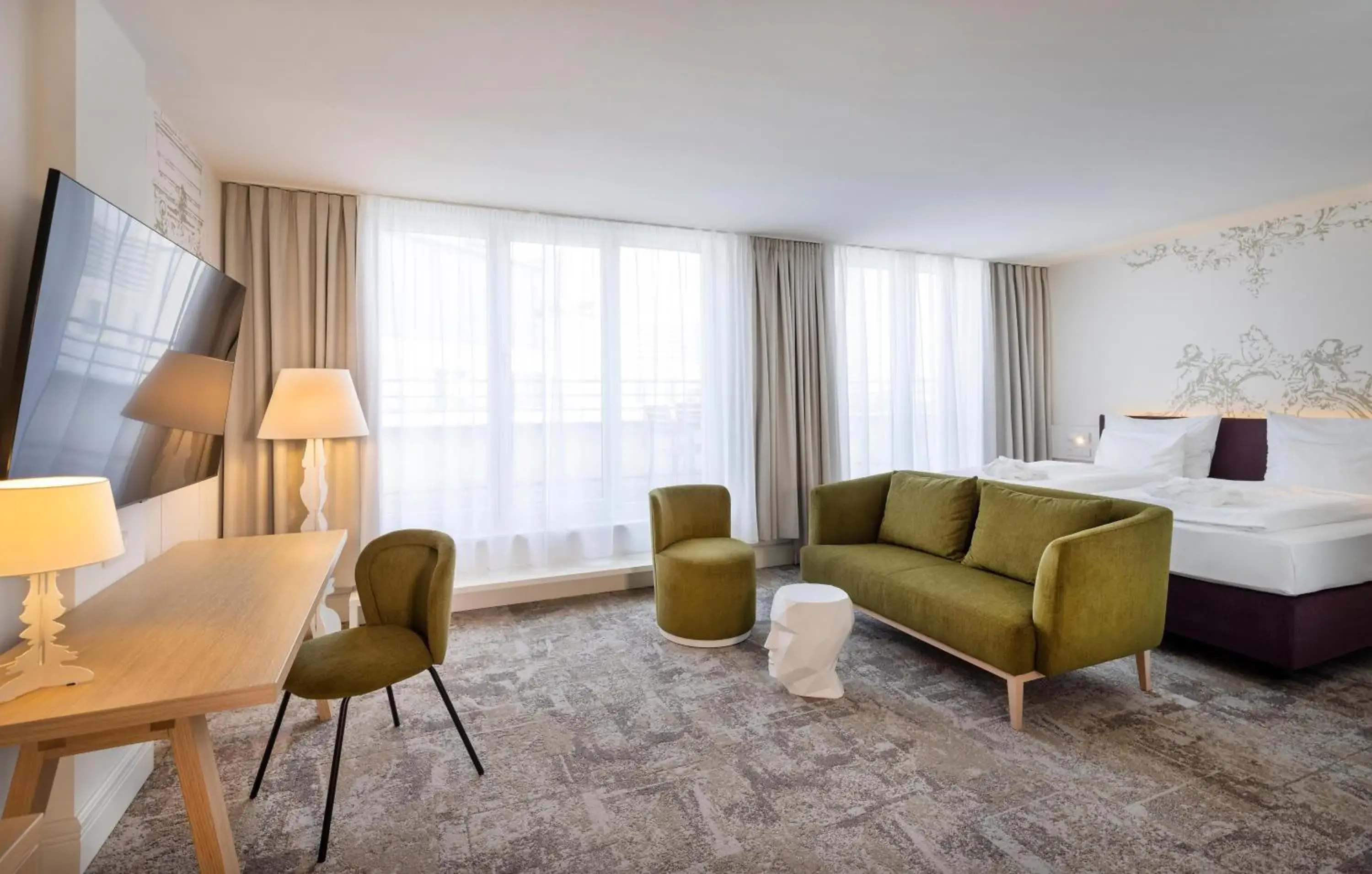 TV and multimedia, Bed in ARCOTEL Kaiserwasser Wien TV and multimedia, Bed in ARCOTEL Kaiserwasser Wien