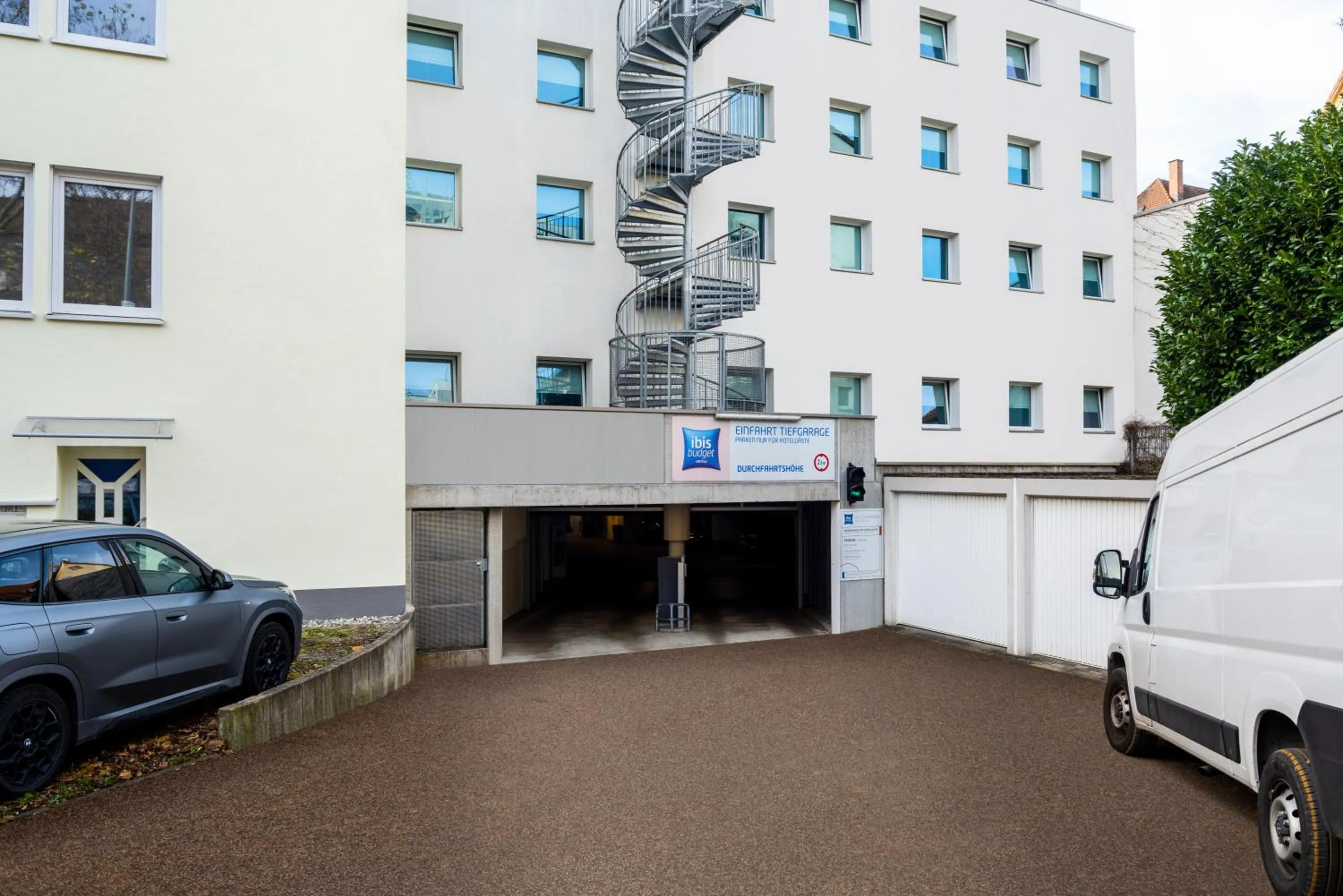 Parking in ibis budget Ulm City