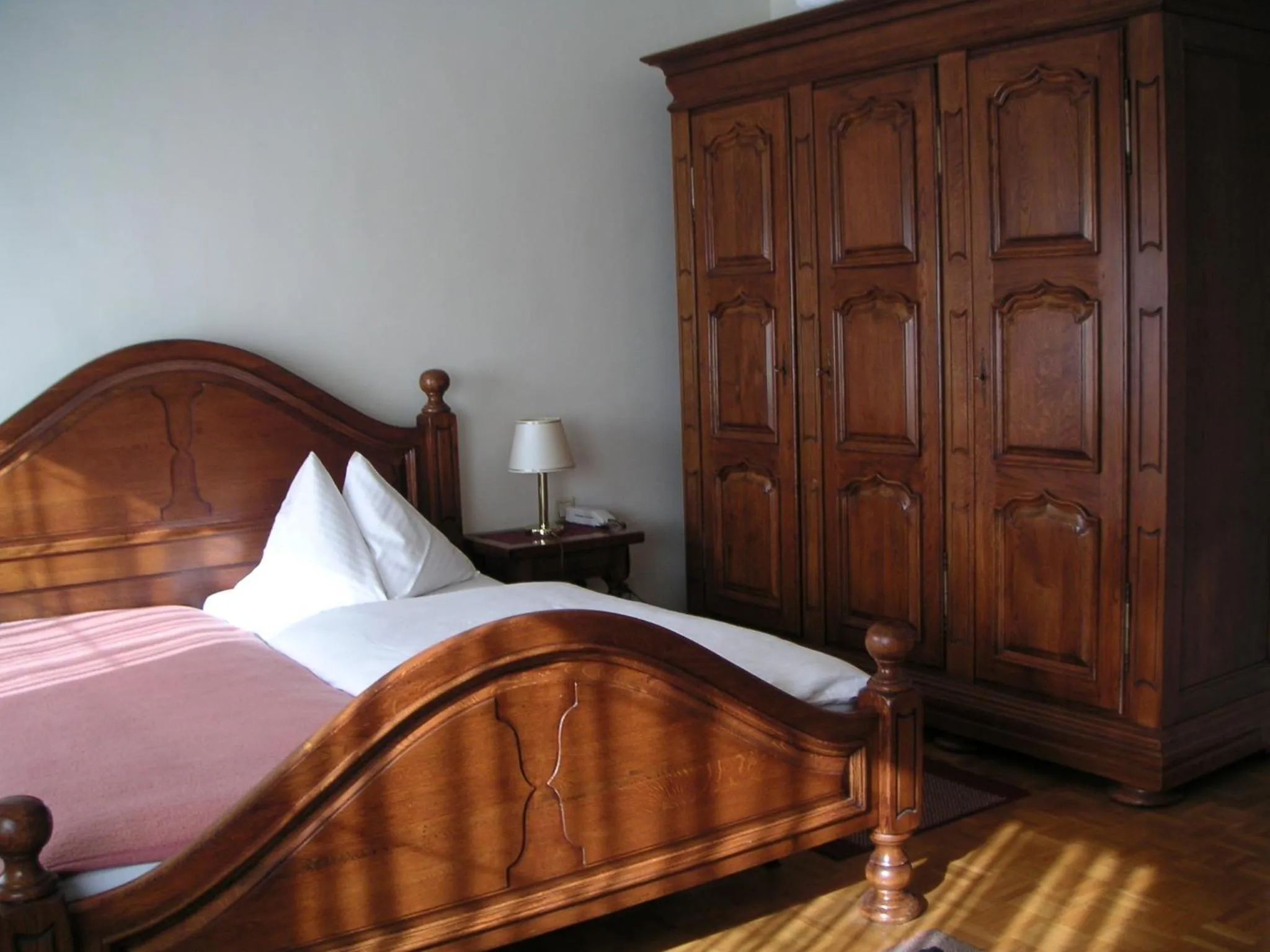 Bed in Pension Weber