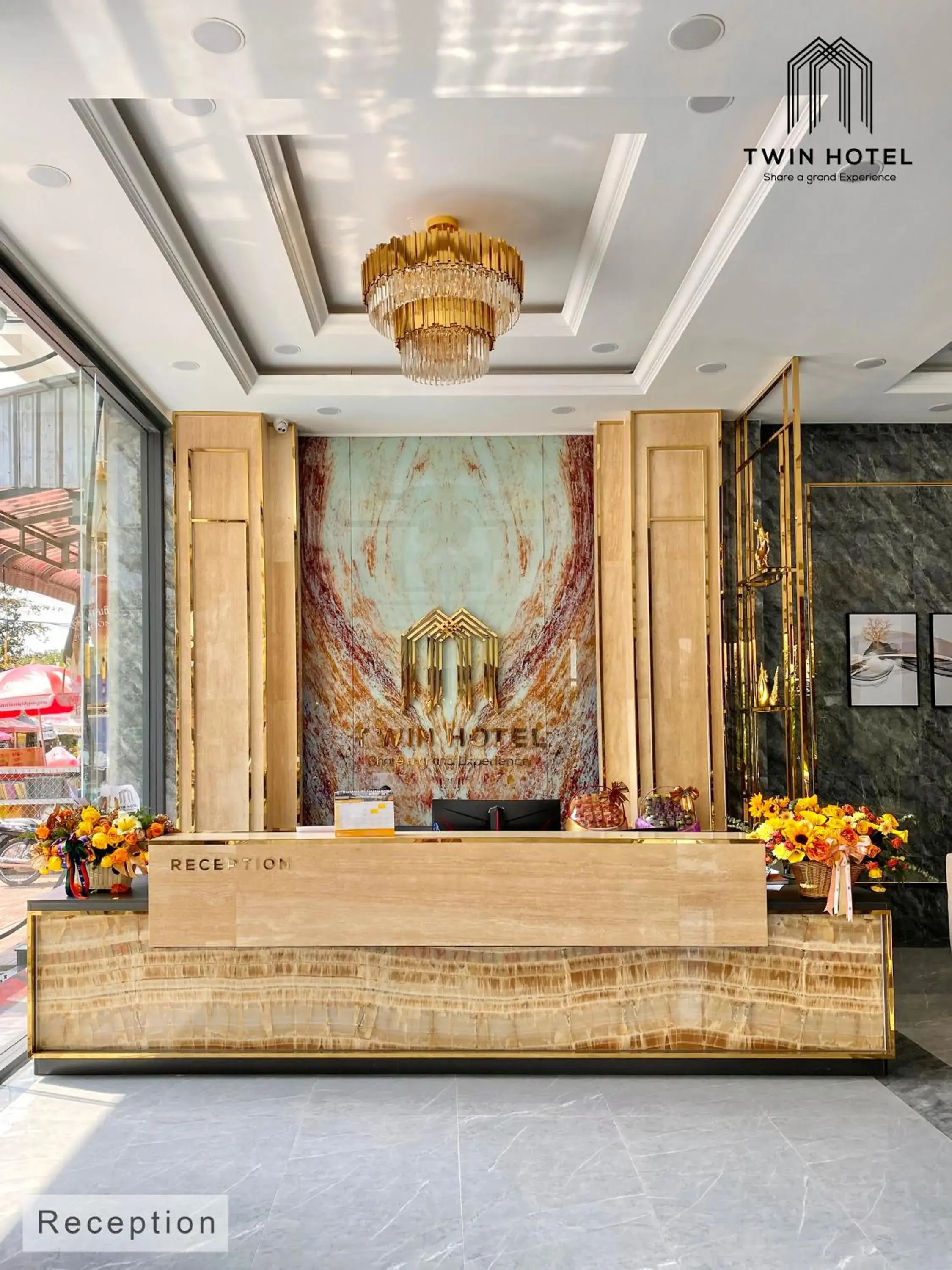 Lobby or reception in Twin Hotel Kampot Lobby or reception in Twin Hotel Kampot