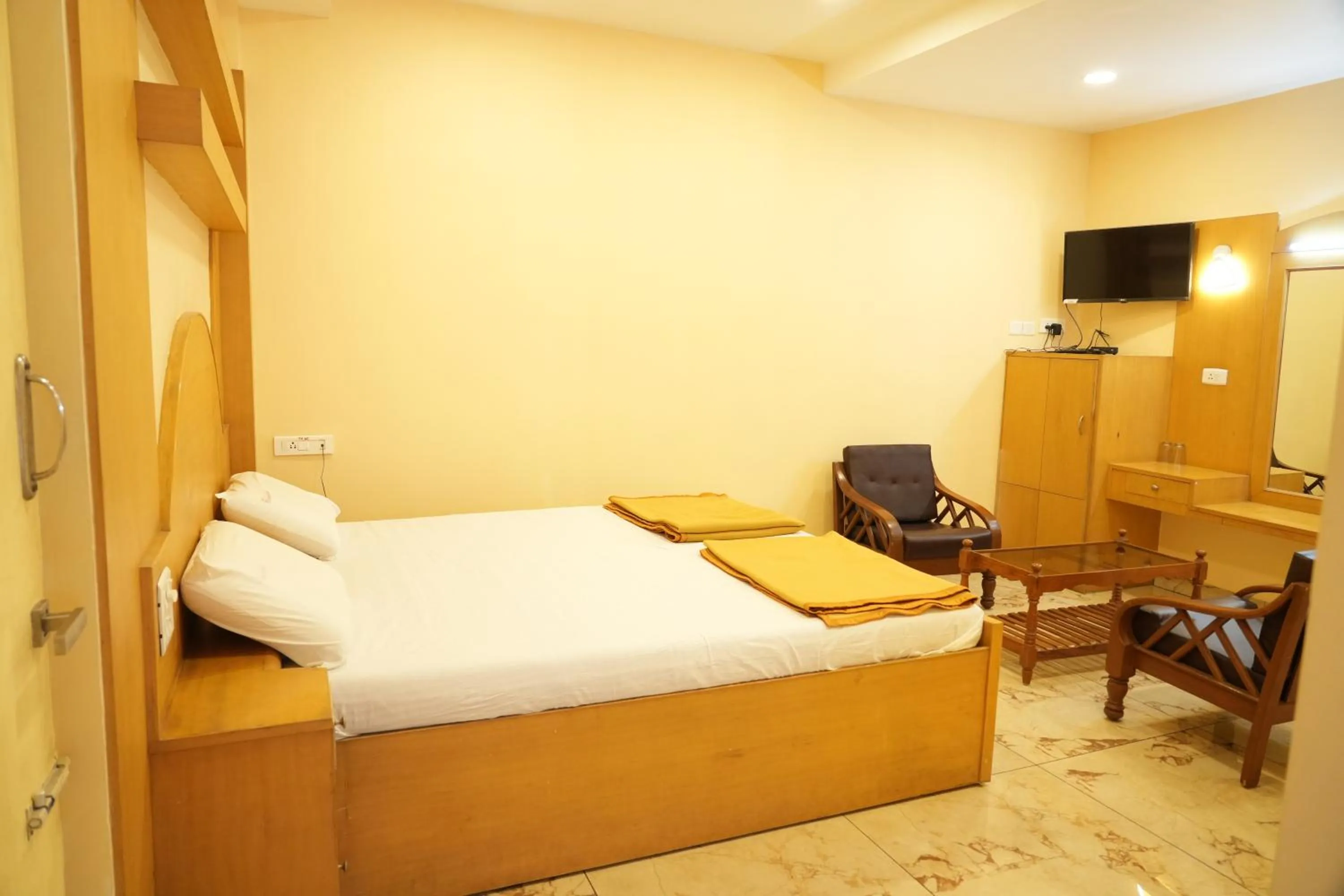 Bedroom, Bed in Sri Krishnan Residency
