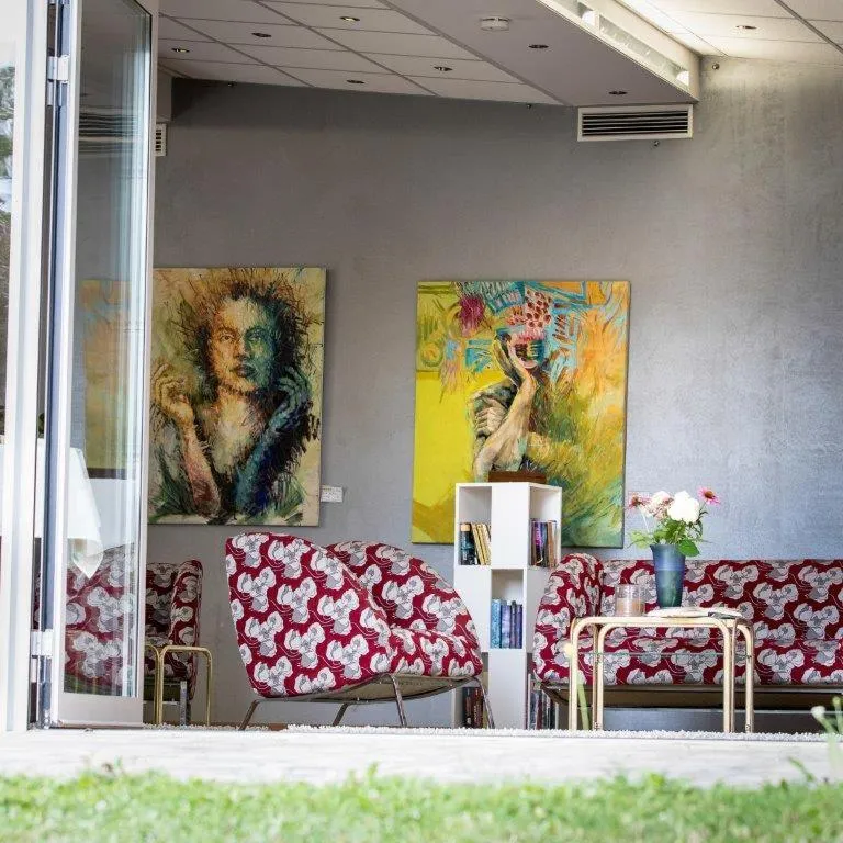 Communal lounge/ TV room in Das Moser - Hotel Garni am See (Adults Only)