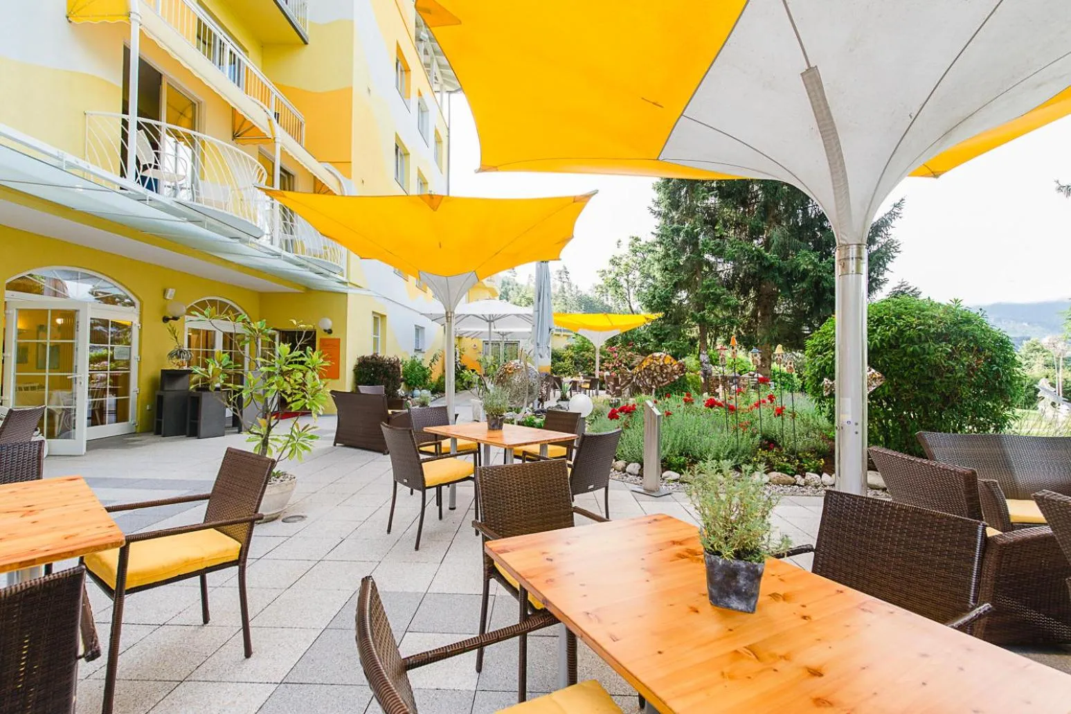Balcony/Terrace in Das Moser - Hotel Garni am See (Adults Only)