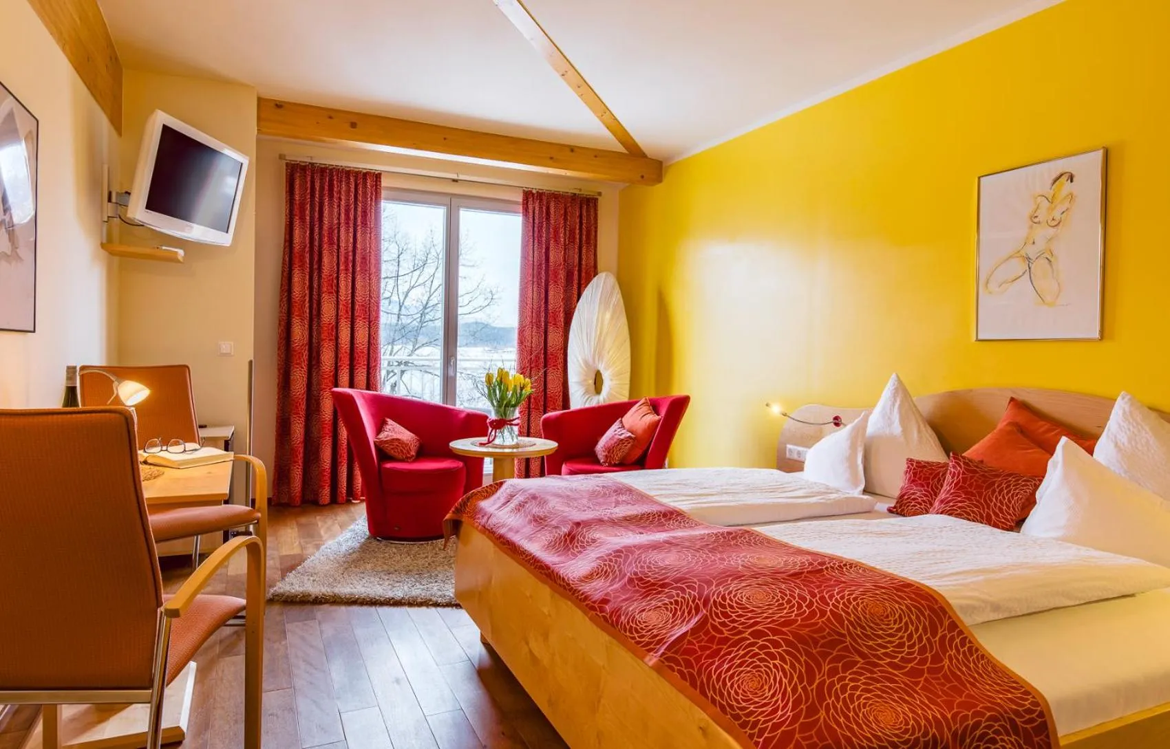 Bedroom in Das Moser - Hotel Garni am See (Adults Only)