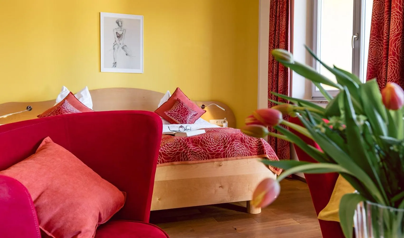 Bed in Das Moser - Hotel Garni am See (Adults Only)