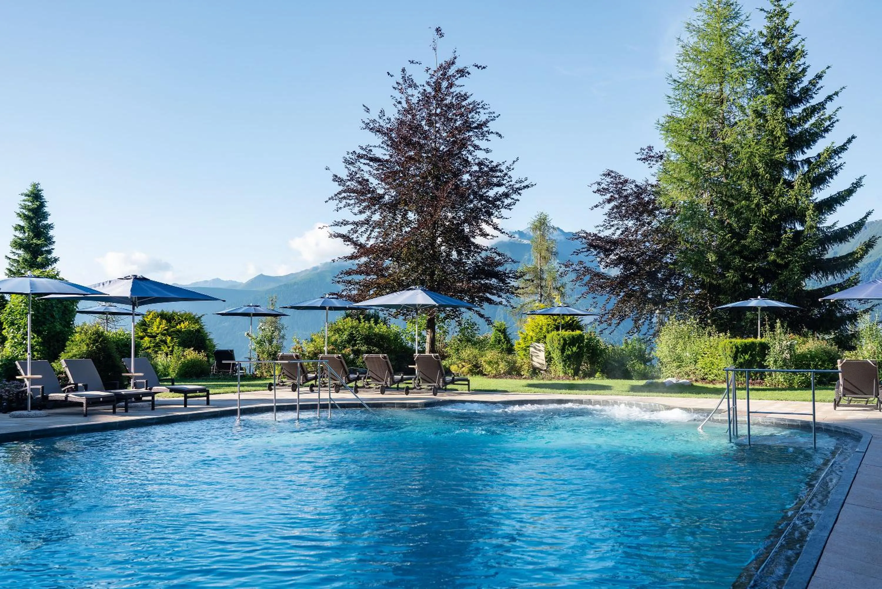 Swimming pool in Interalpen-Hotel Tyrol