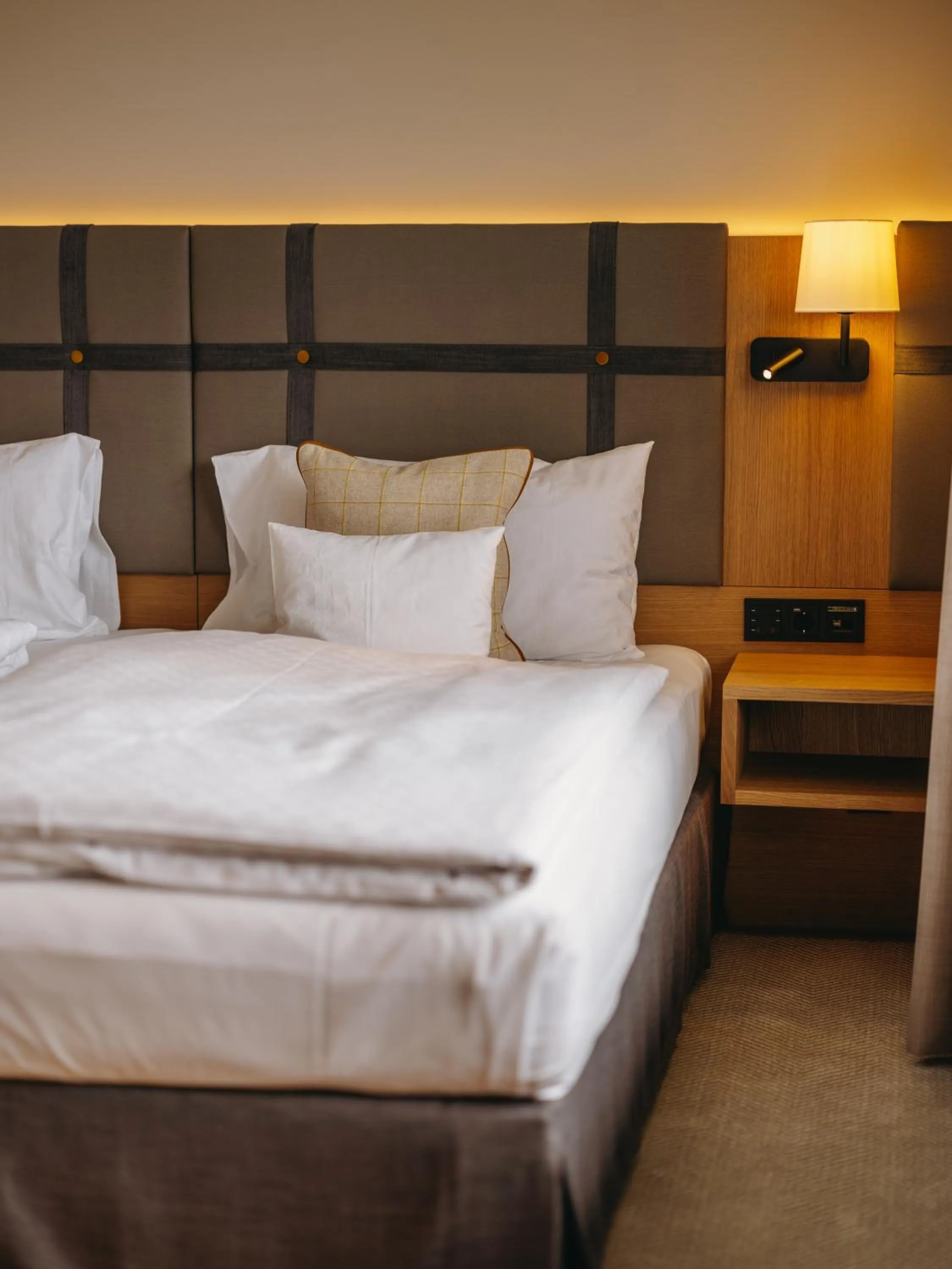 Bed in Interalpen-Hotel Tyrol