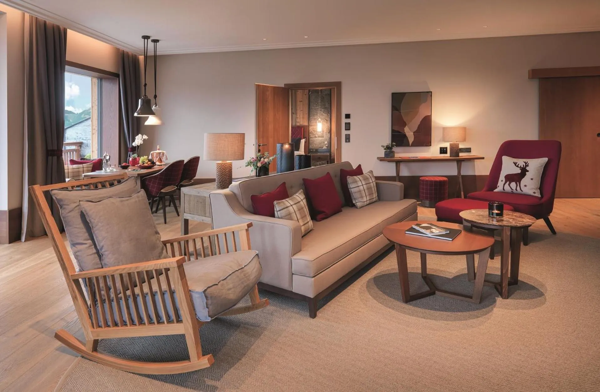 Living room in Interalpen-Hotel Tyrol