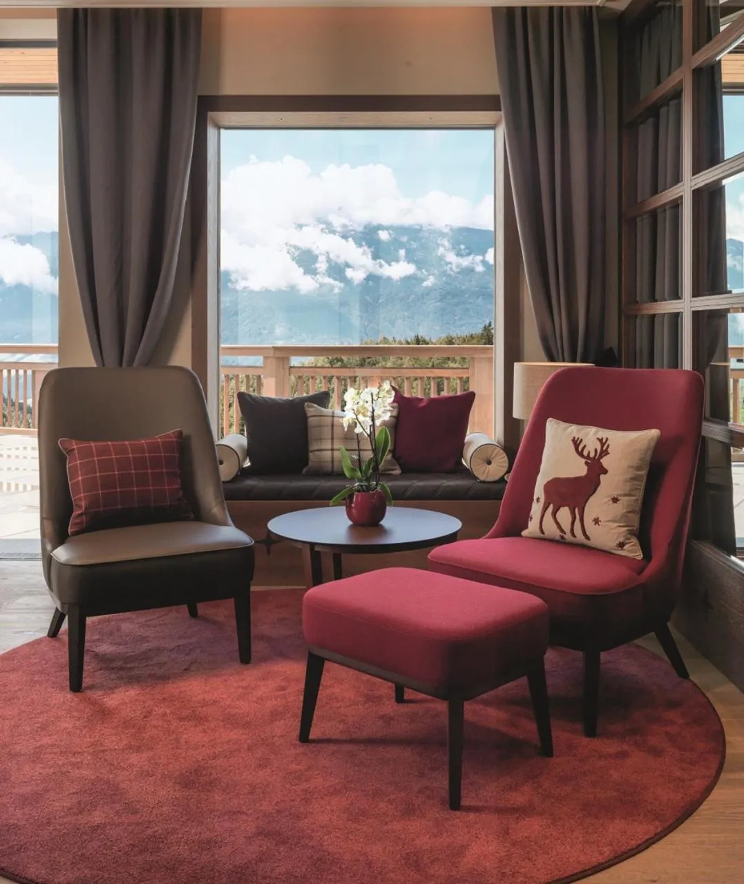Living room in Interalpen-Hotel Tyrol