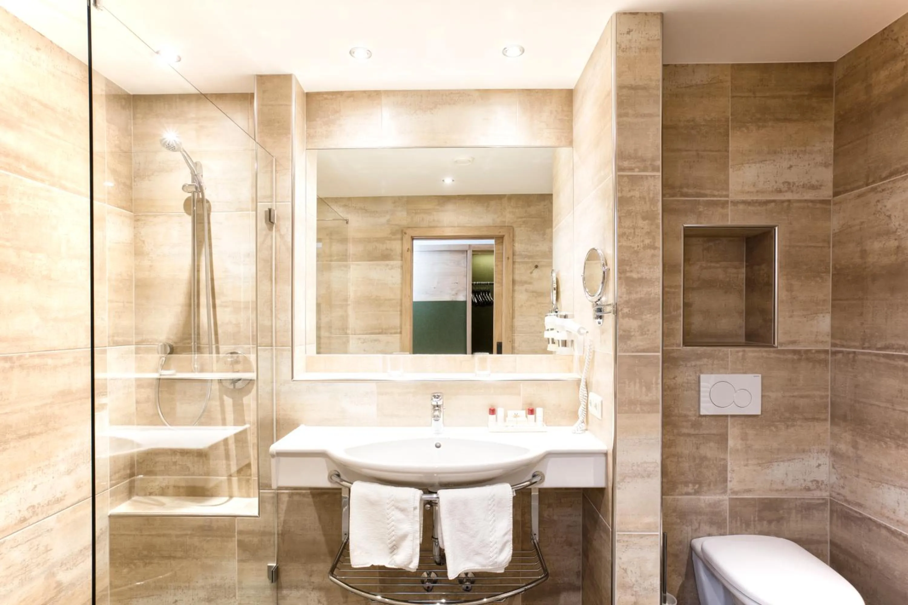 Bathroom in Hotel Tiefenbrunner