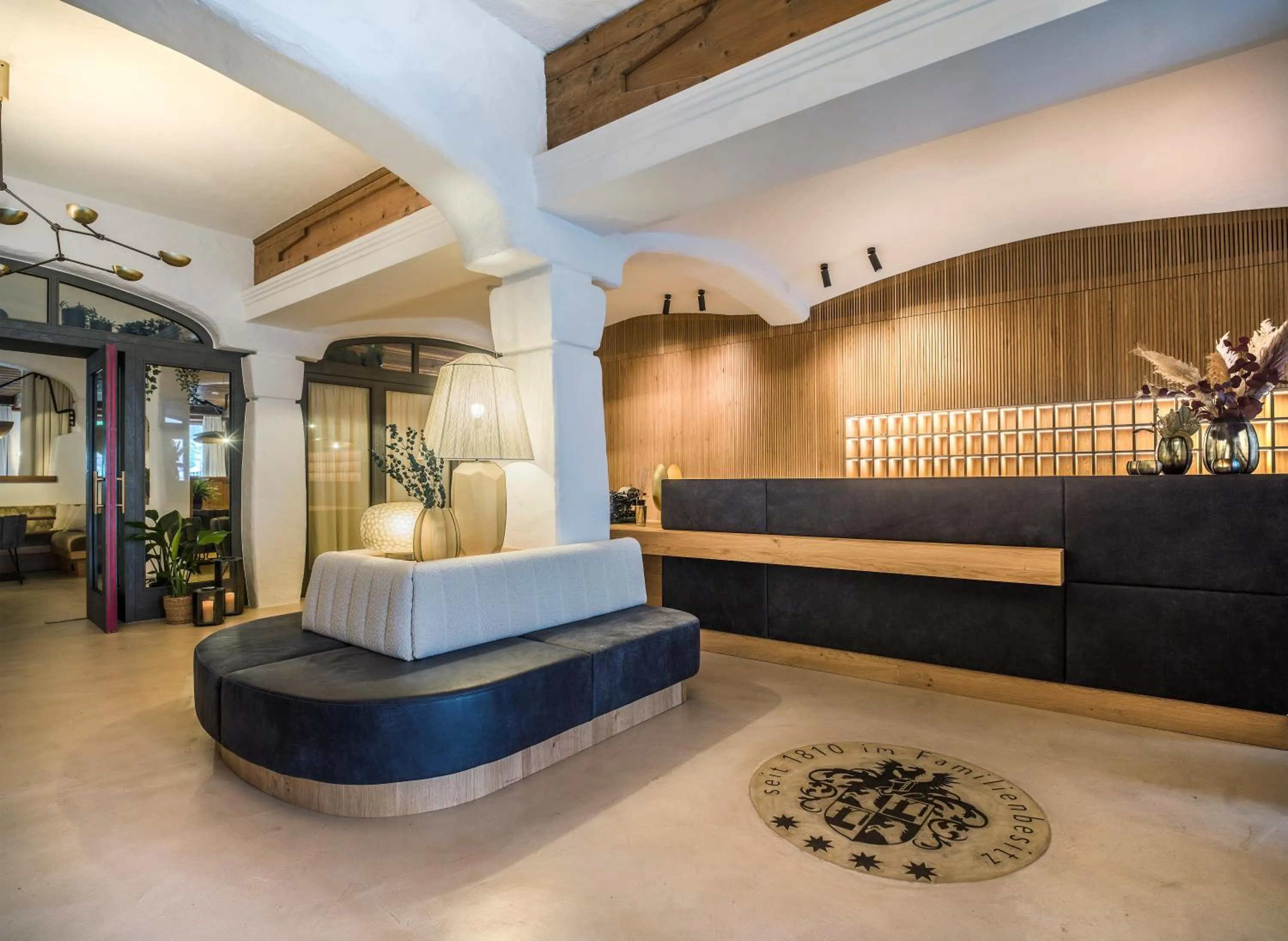 Lobby or reception in Hotel Tiefenbrunner