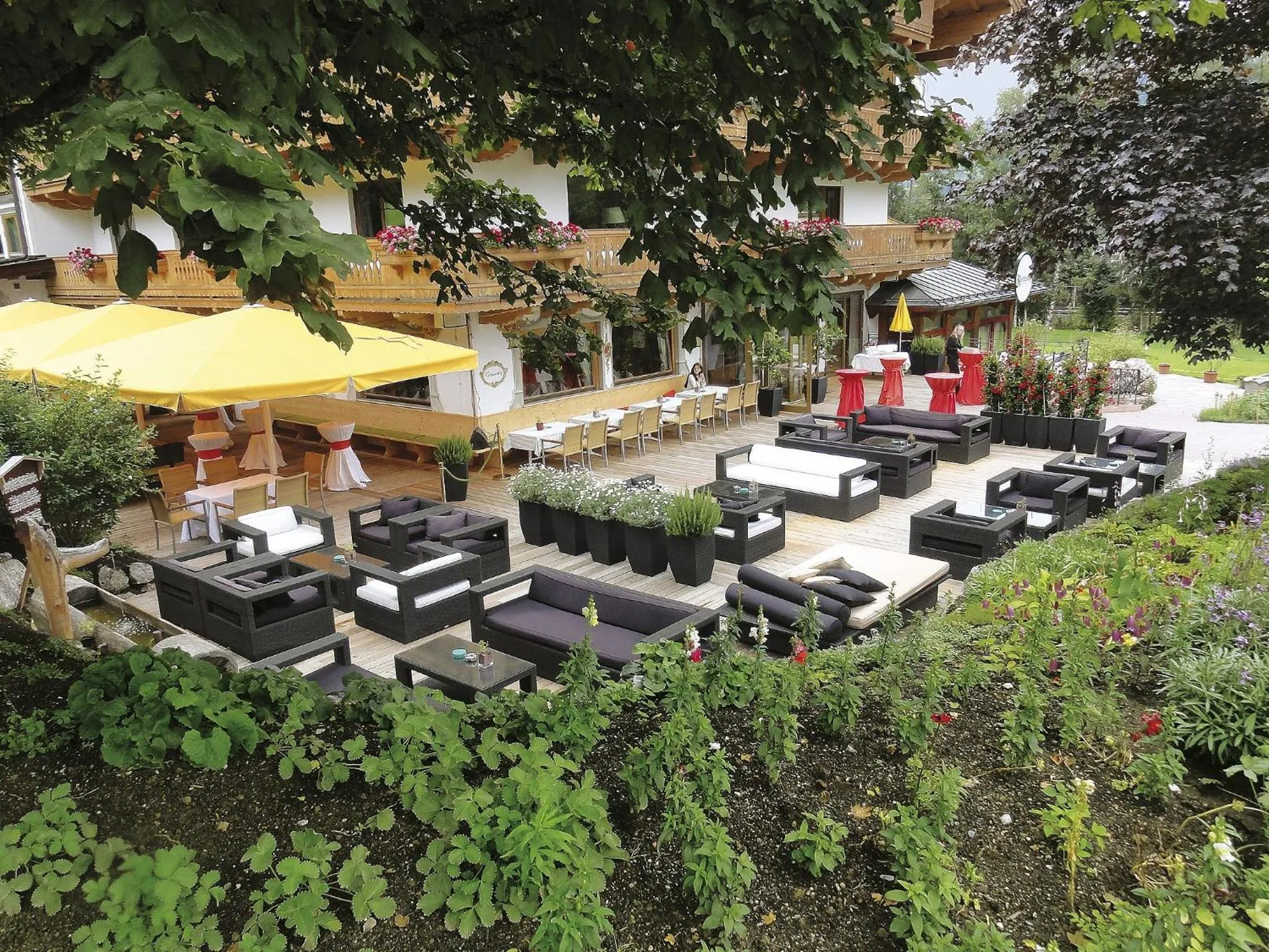 Balcony/Terrace in Rasmushof - Hotel Kitzbühel