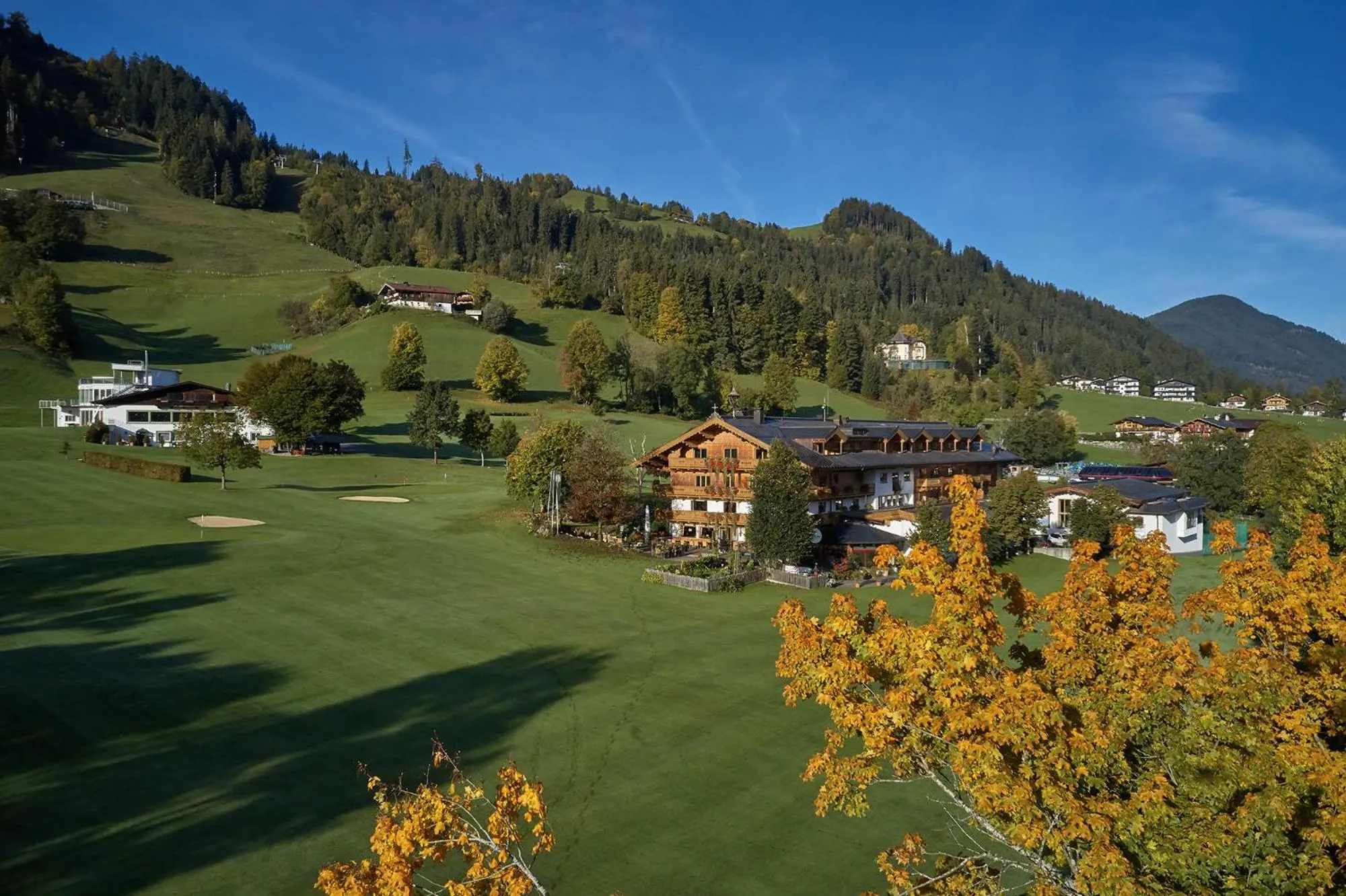 Bird's eye view in Rasmushof - Hotel Kitzbühel
