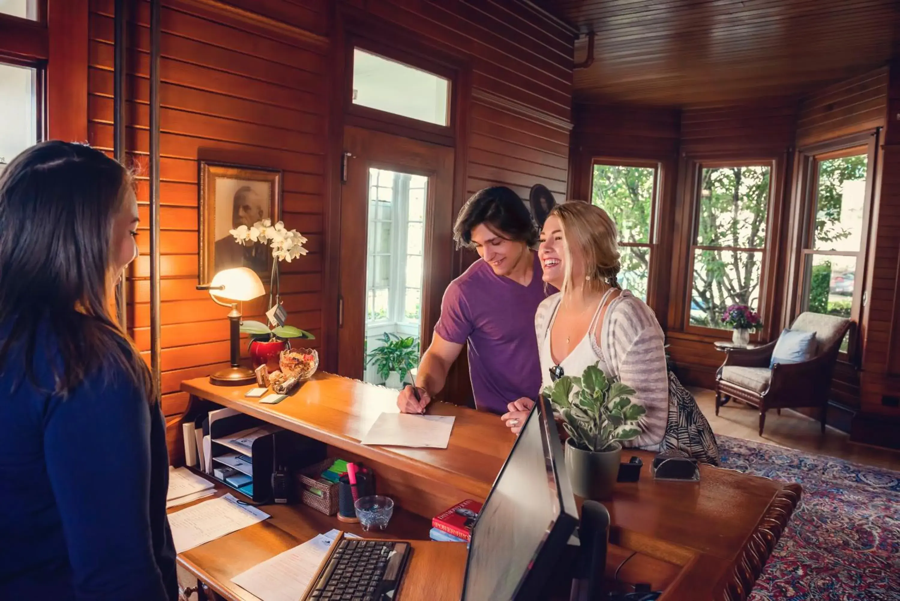 Lobby or reception in Gilbert Inn Seaside Lobby or reception in Gilbert Inn Seaside