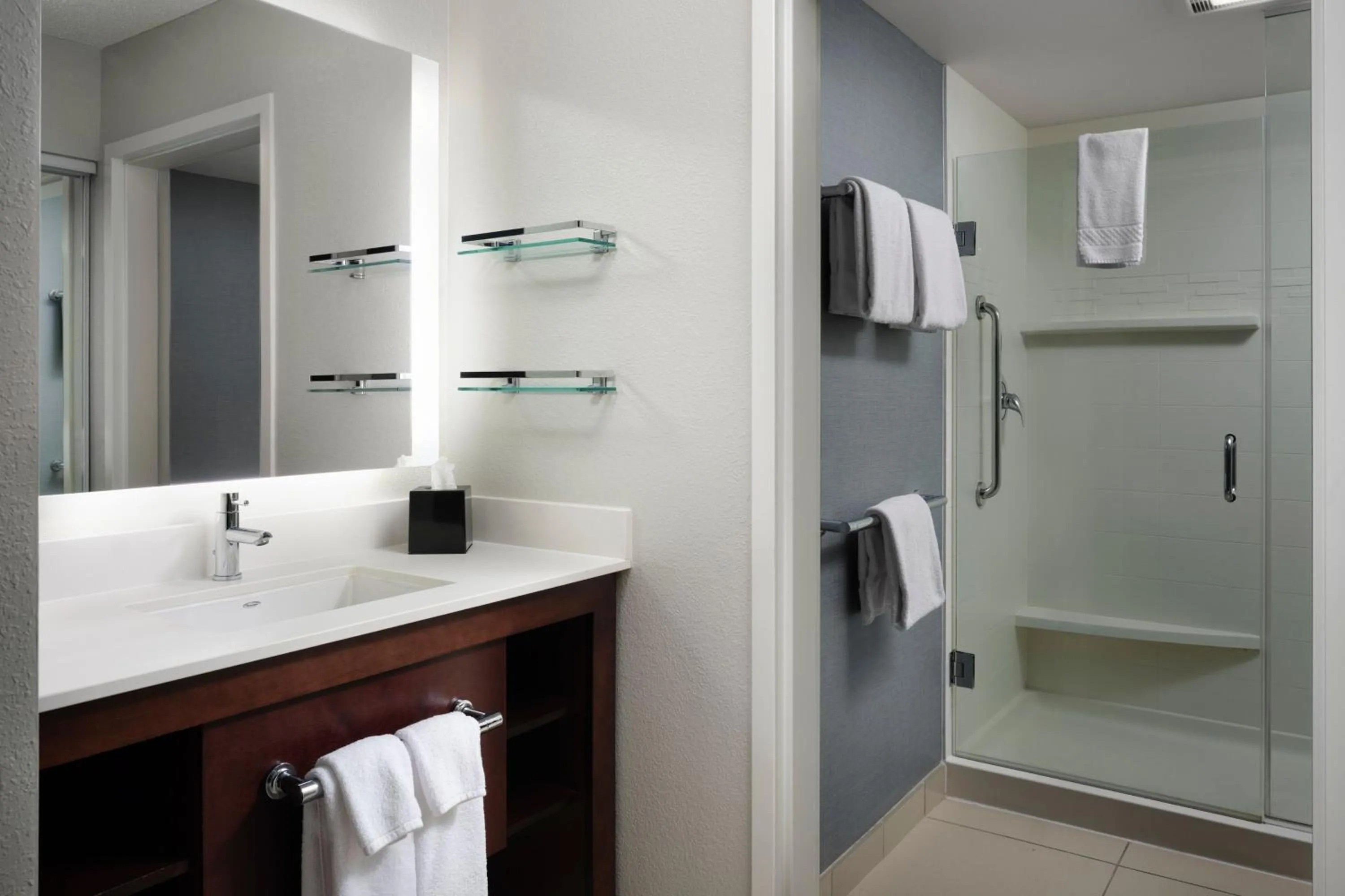 Bathroom in Residence Inn by Marriott Grand Rapids Airport