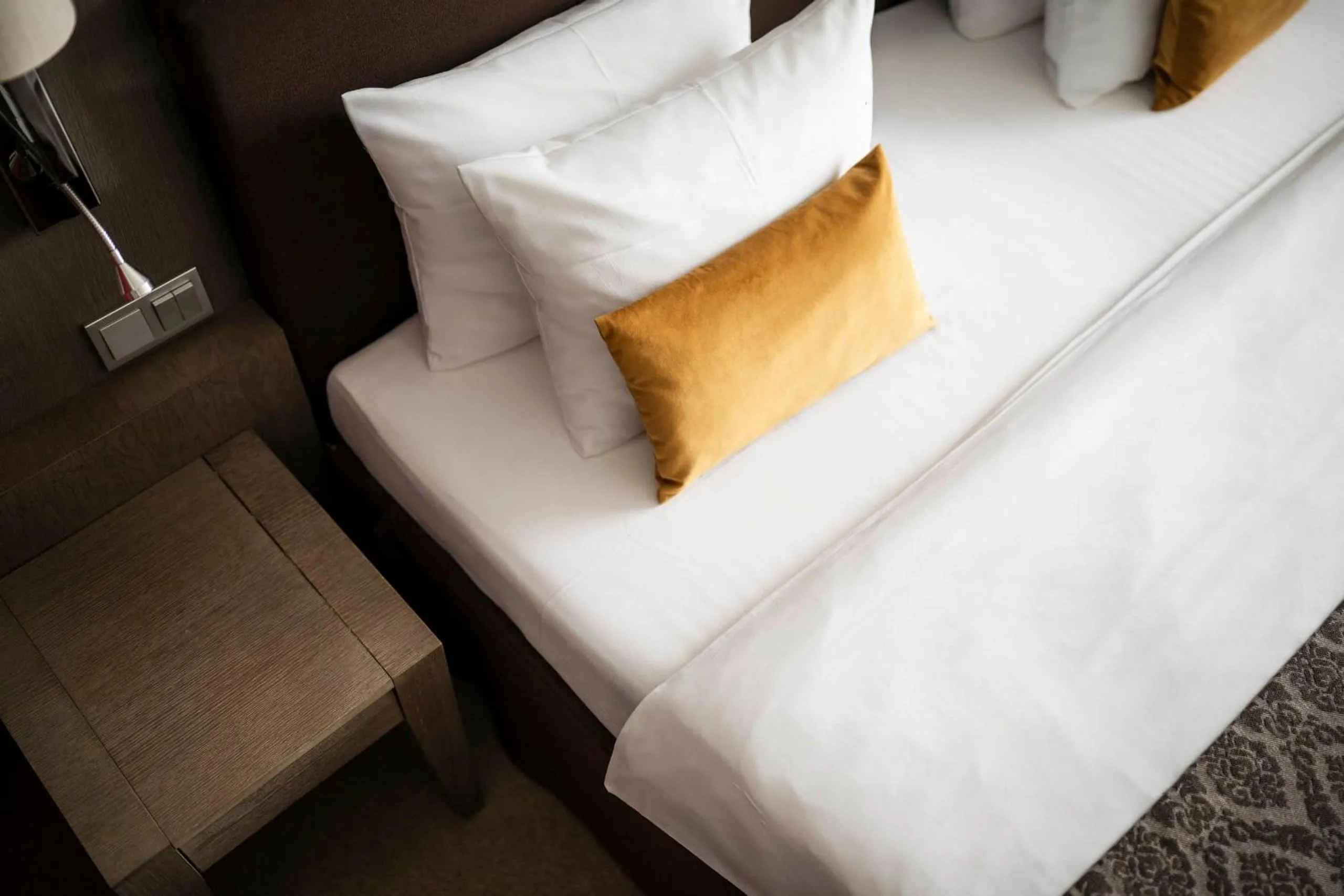 Bed in Schlosshotel Kitzbühel