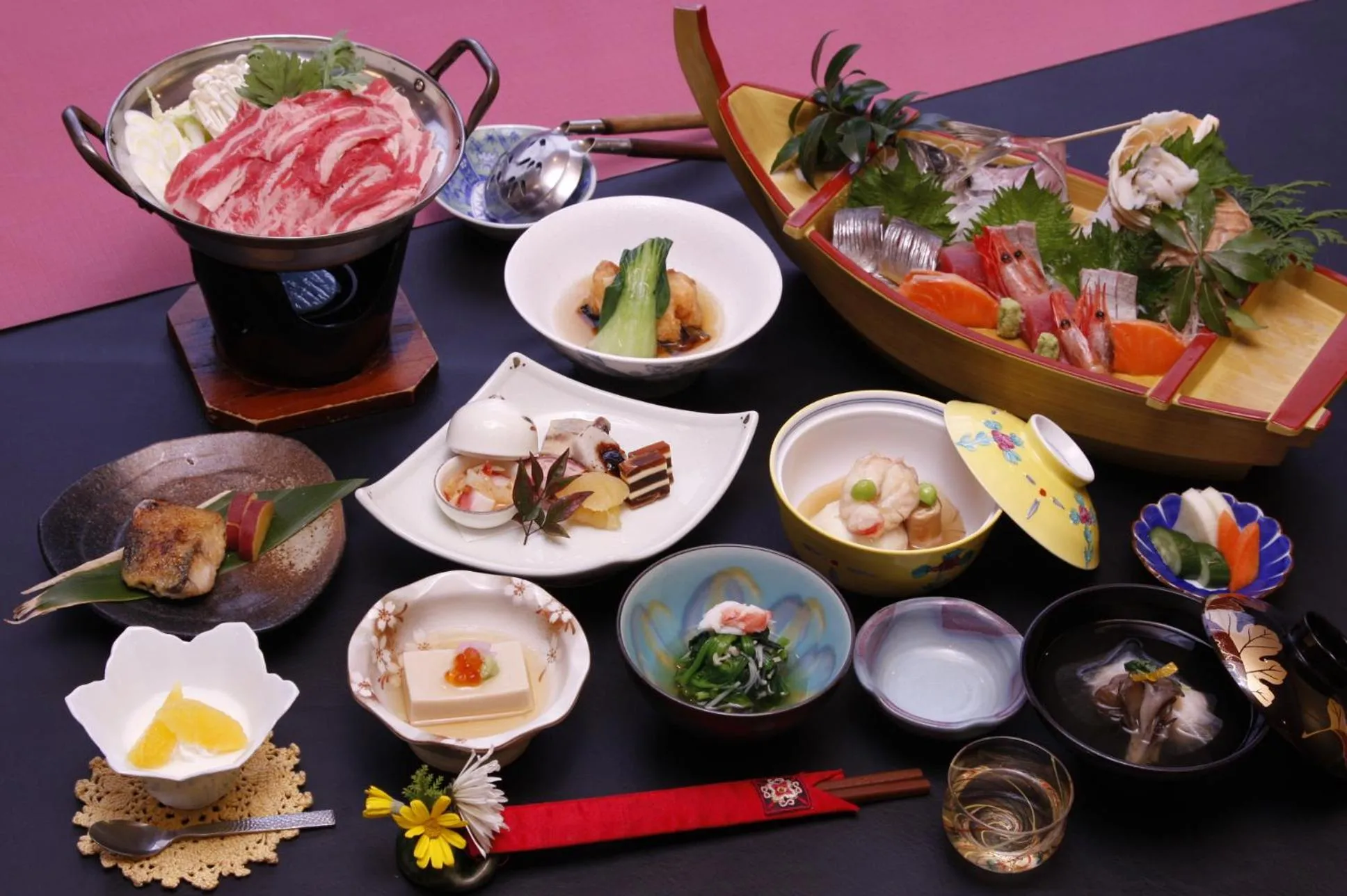 Dinner in Umimoto