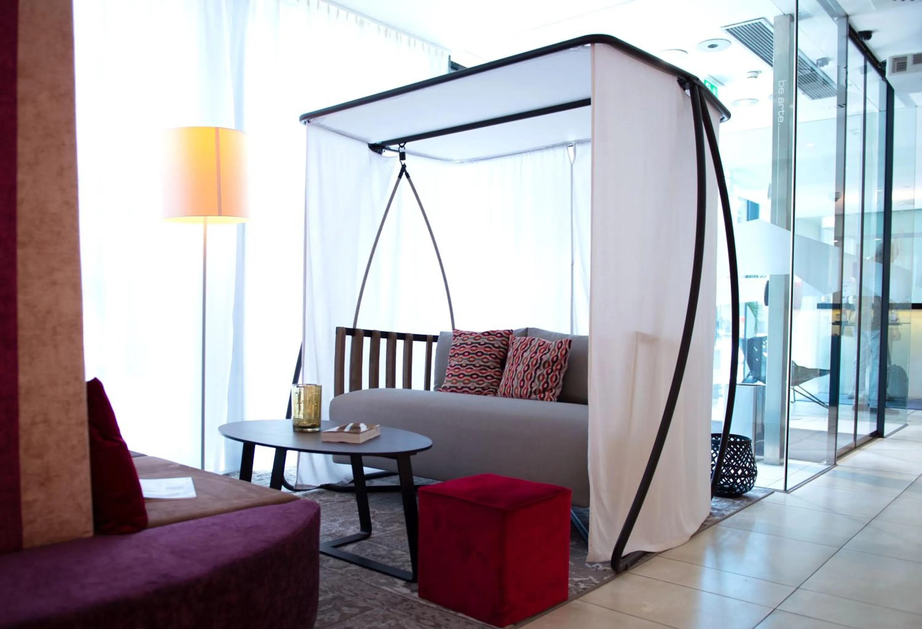 Lounge or bar in arte Hotel Linz