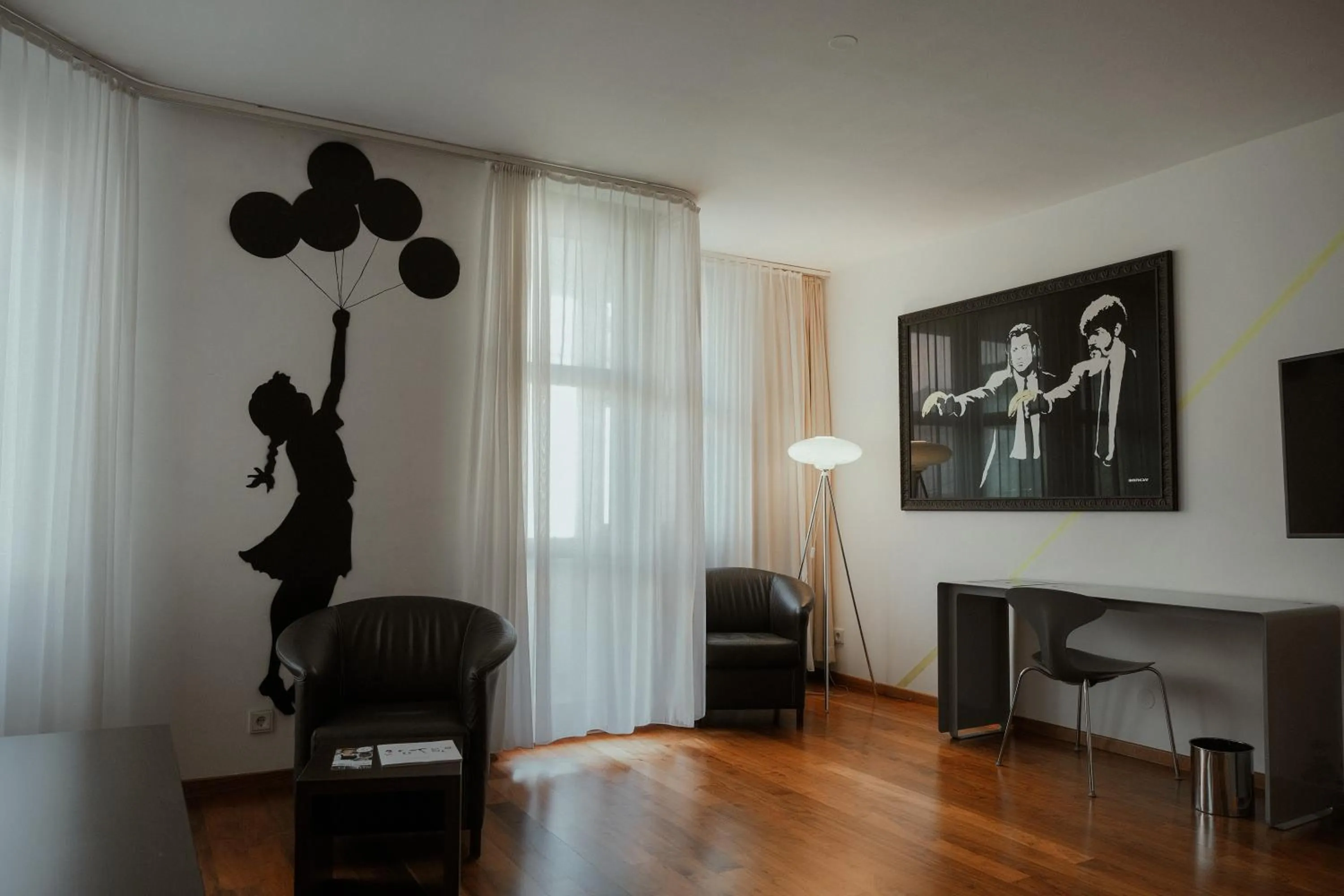 Seating area in arte Hotel Linz