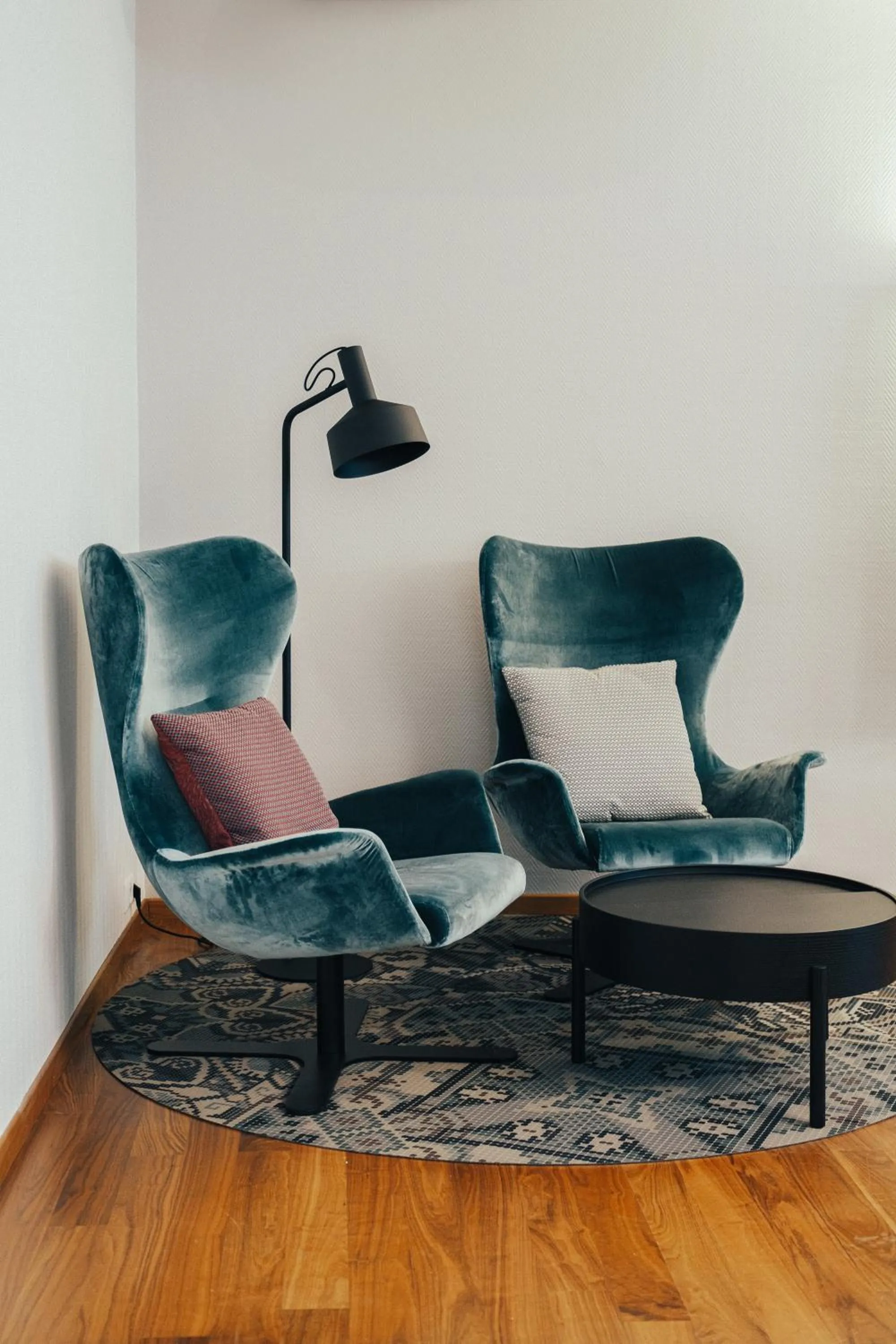 Seating area in arte Hotel Linz