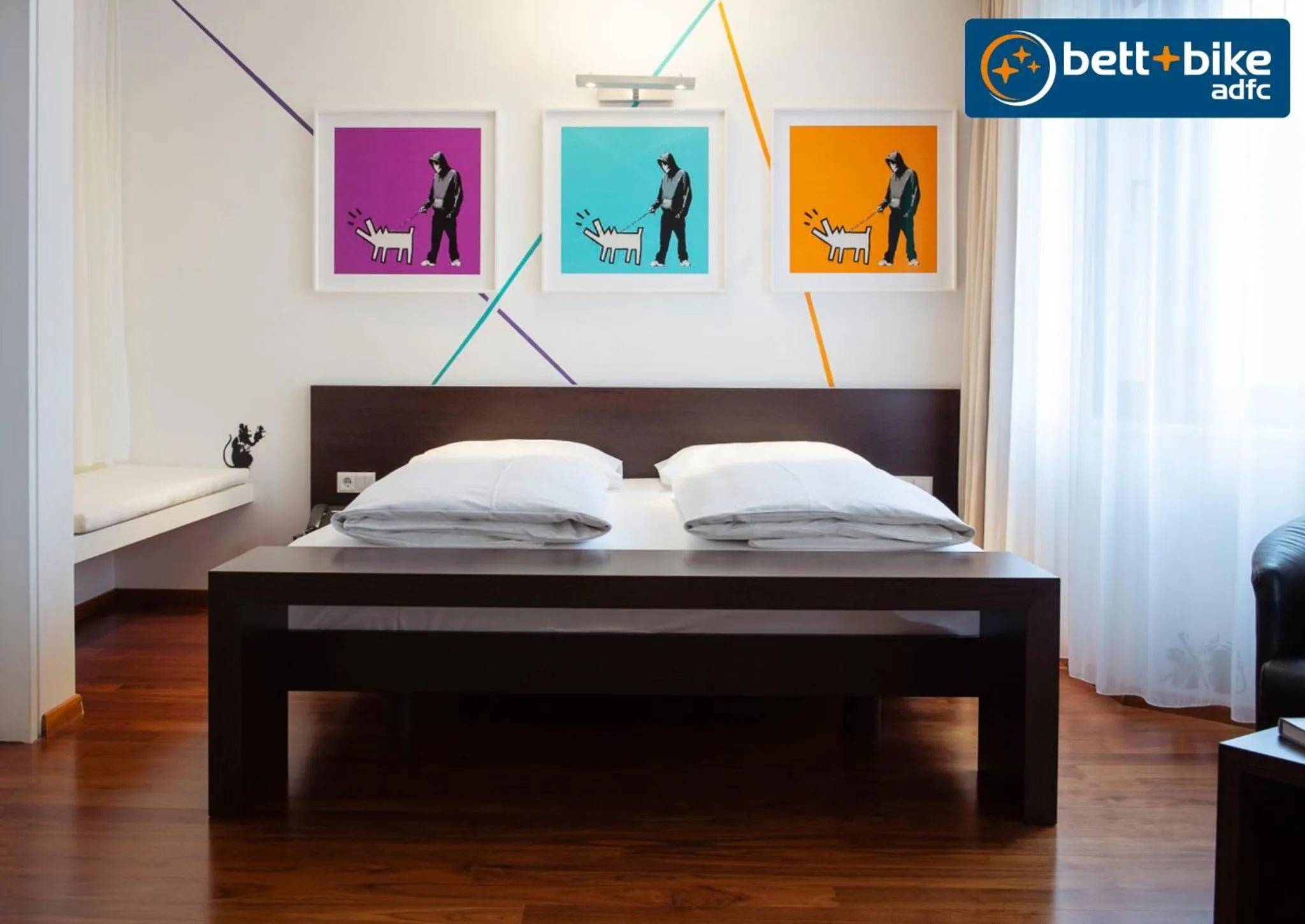 Bedroom, Bed in arte Hotel Linz