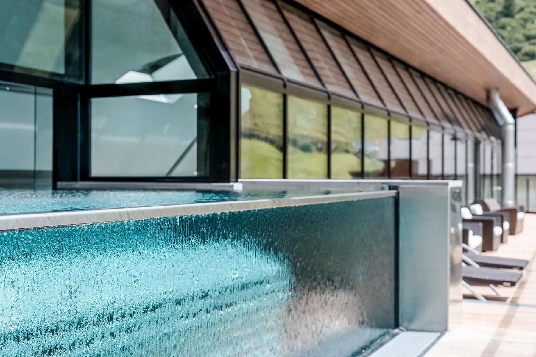 Open Air Bath in Josl Mountain Lounging Hotel - Adults only!