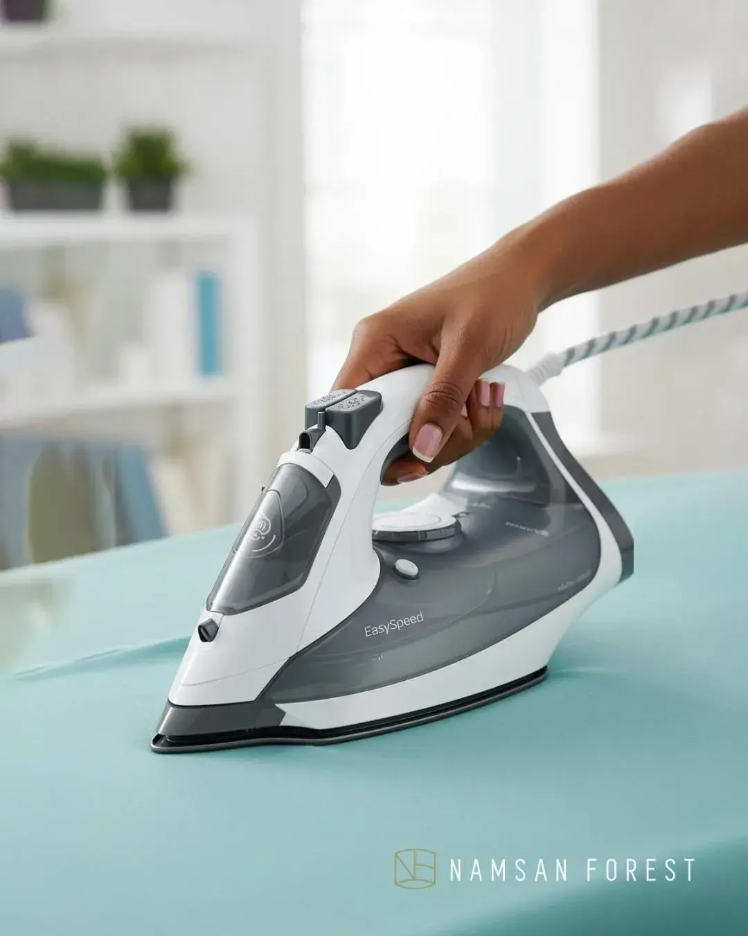 flat iron in Namsan Forest in Myeongdong flat iron in Namsan Forest in Myeongdong