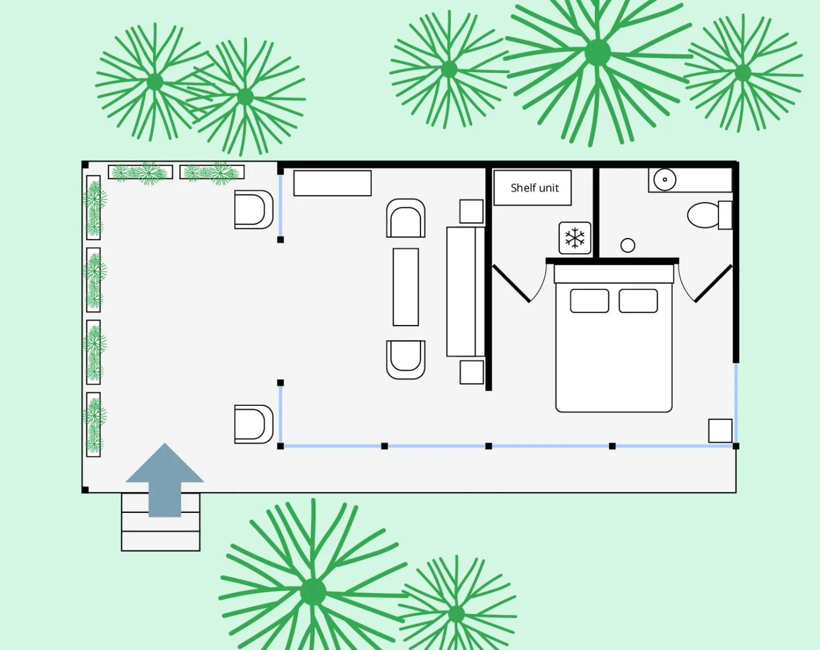 Floor plan in Thalassa Dive & Wellbeing Resort Manado