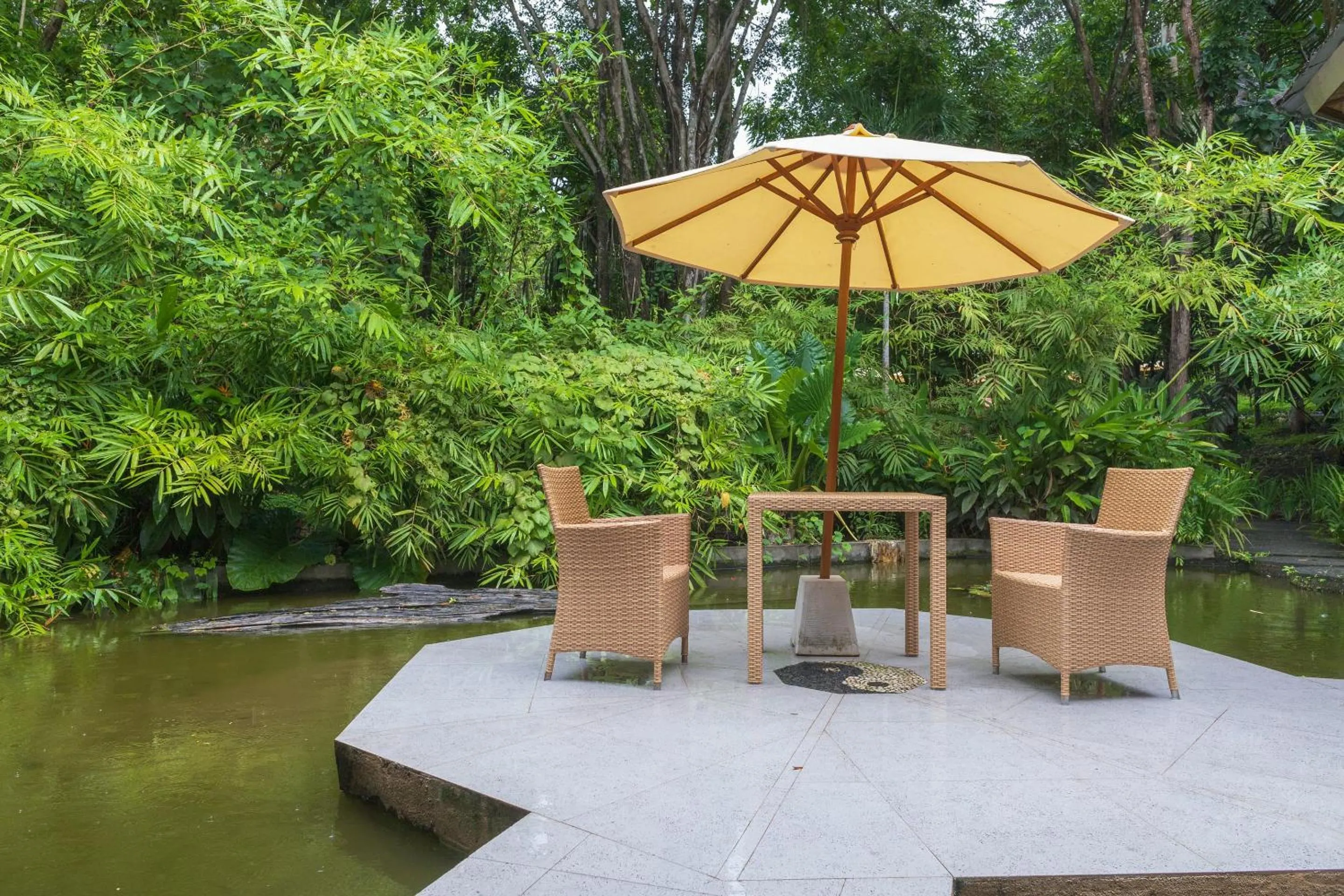 Patio in Thalassa Dive & Wellbeing Resort Manado