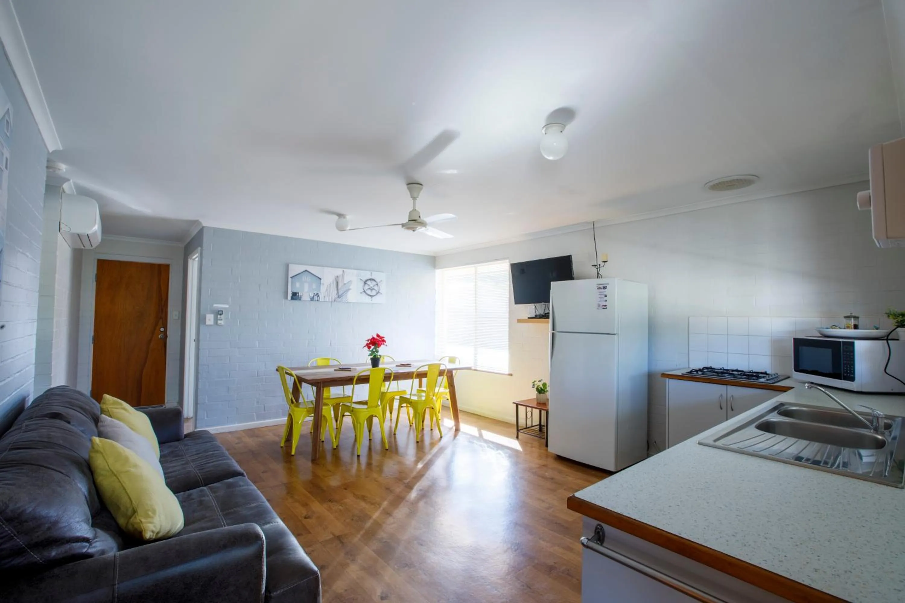 Living room in Shark Bay Seafront Apartments